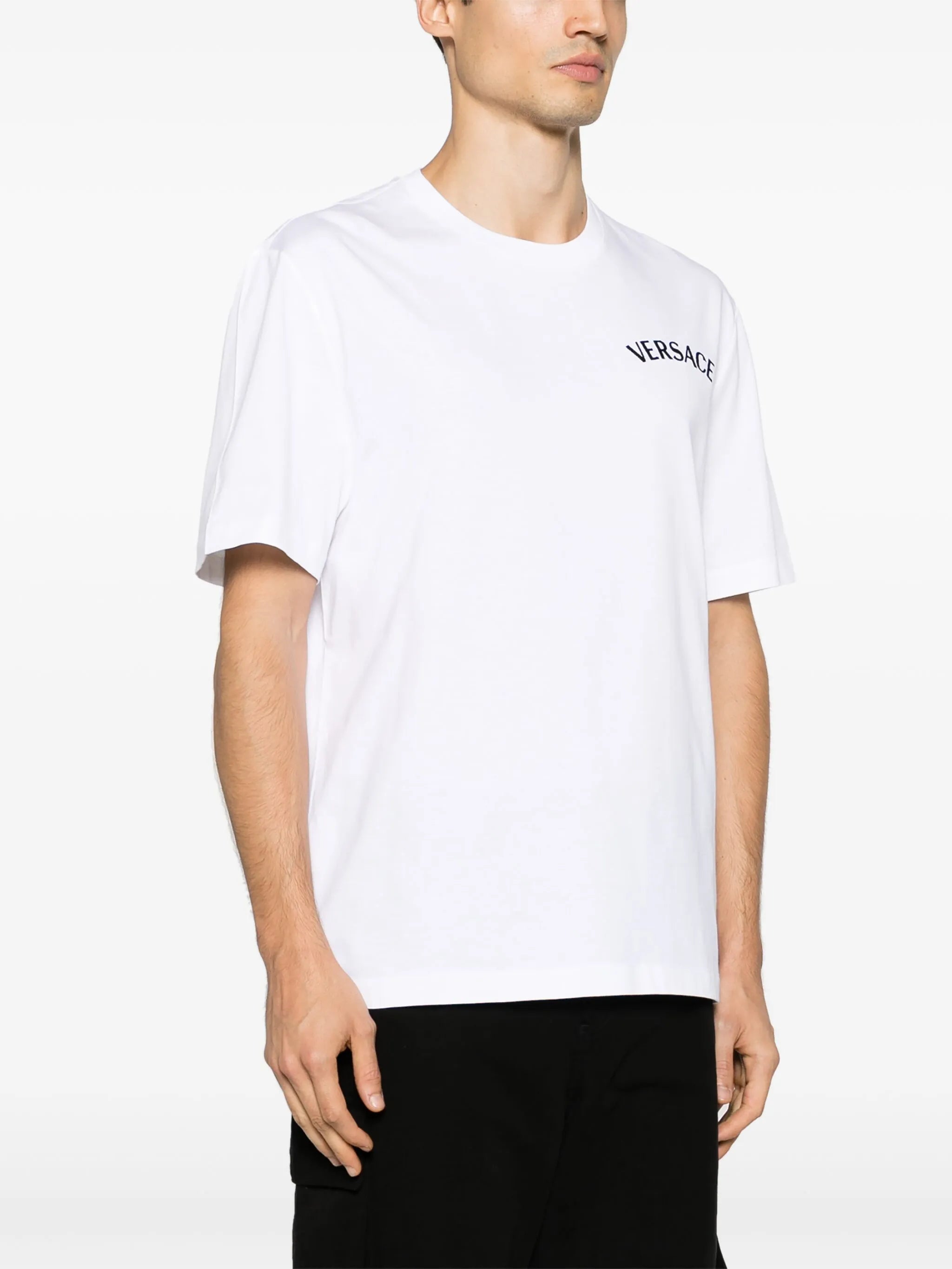 T-Shirt mit Milano-Stickerei