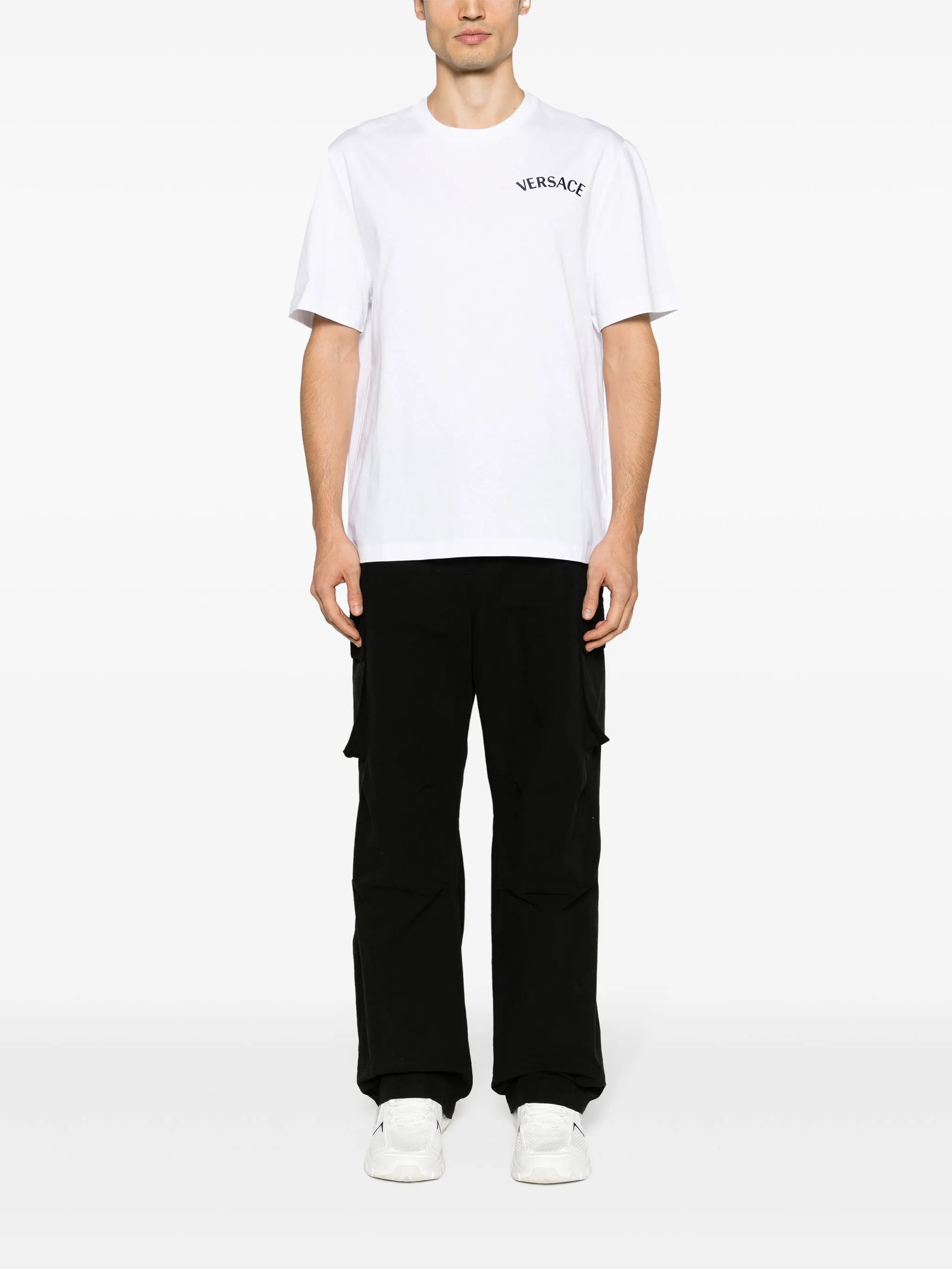 T-Shirt mit Milano-Stickerei