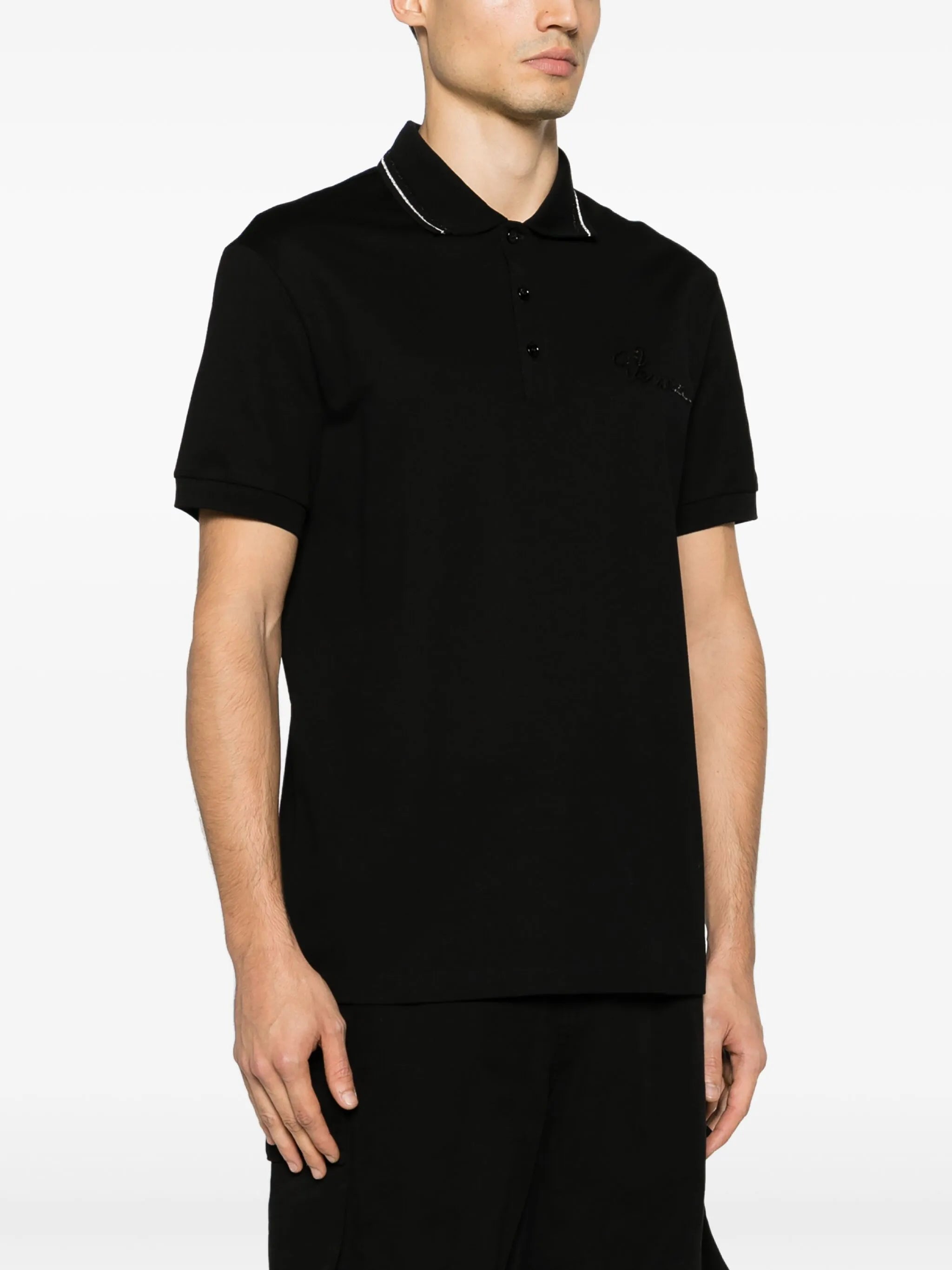 Poloshirt mit Versace Nautical-Verzierung