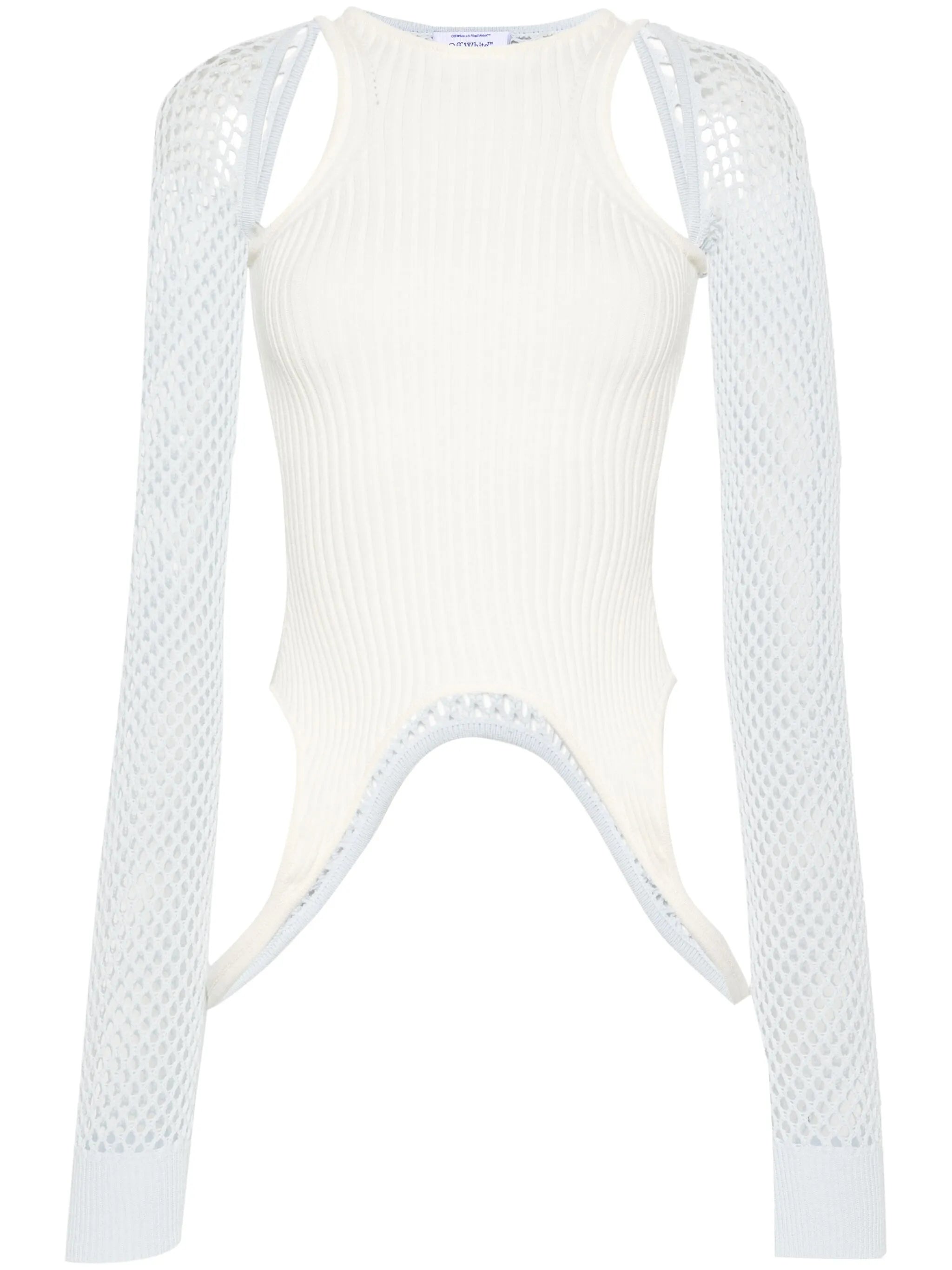 Racerback top with inserts