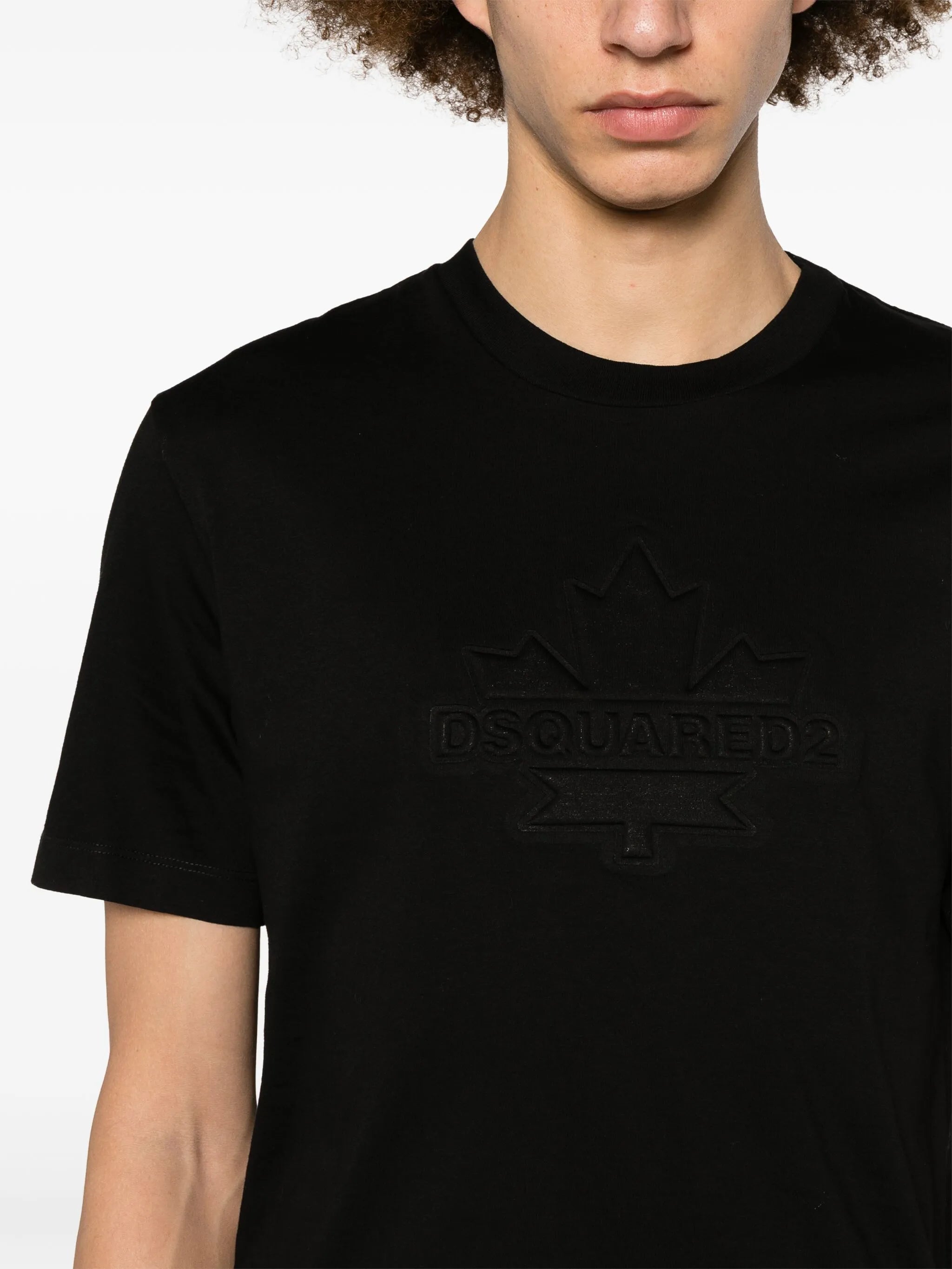 T-Shirt mit Logo-Prägung