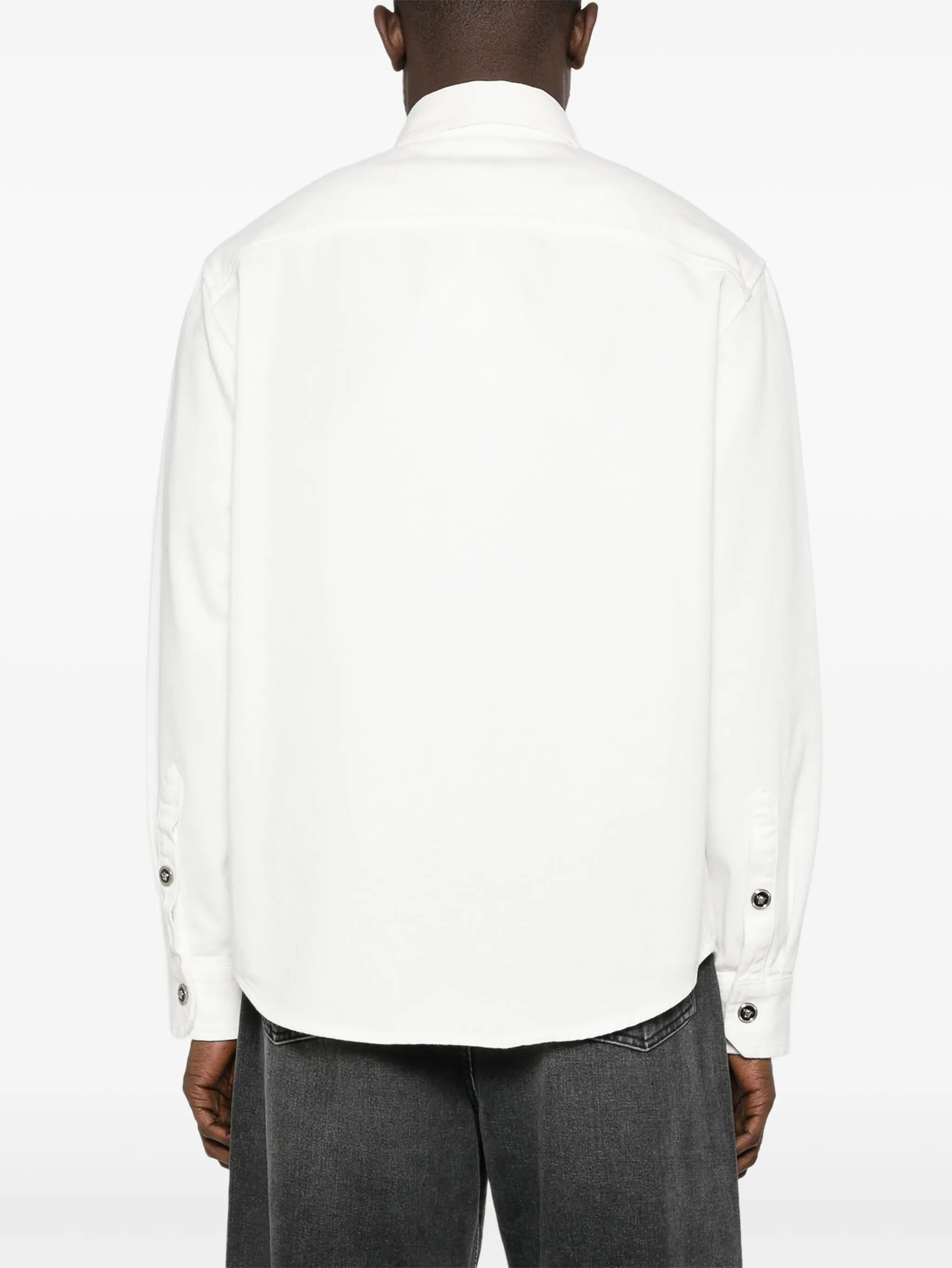 Shirt with Medusa buttons