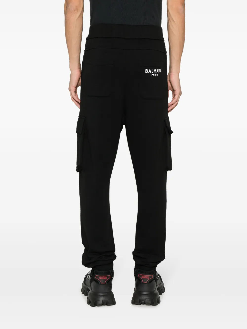 Jogging pants with patch pockets