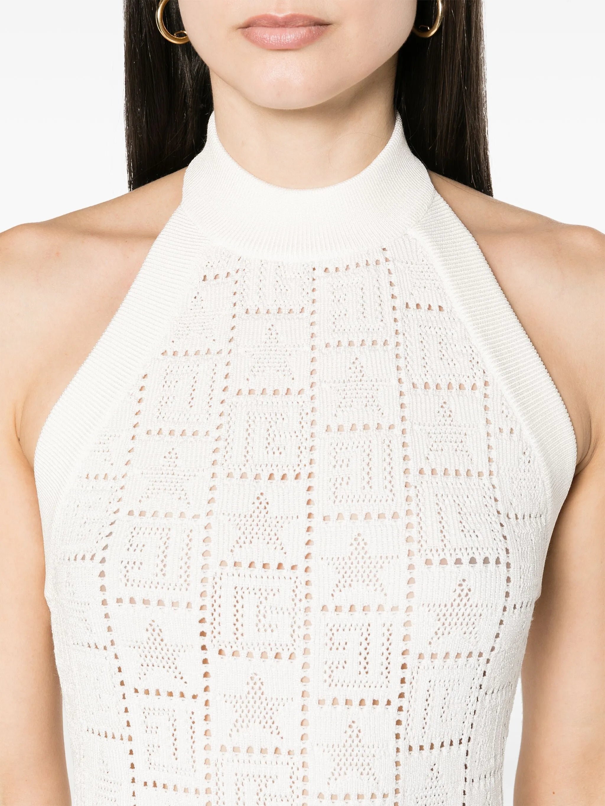 Crocheted Midi Dress