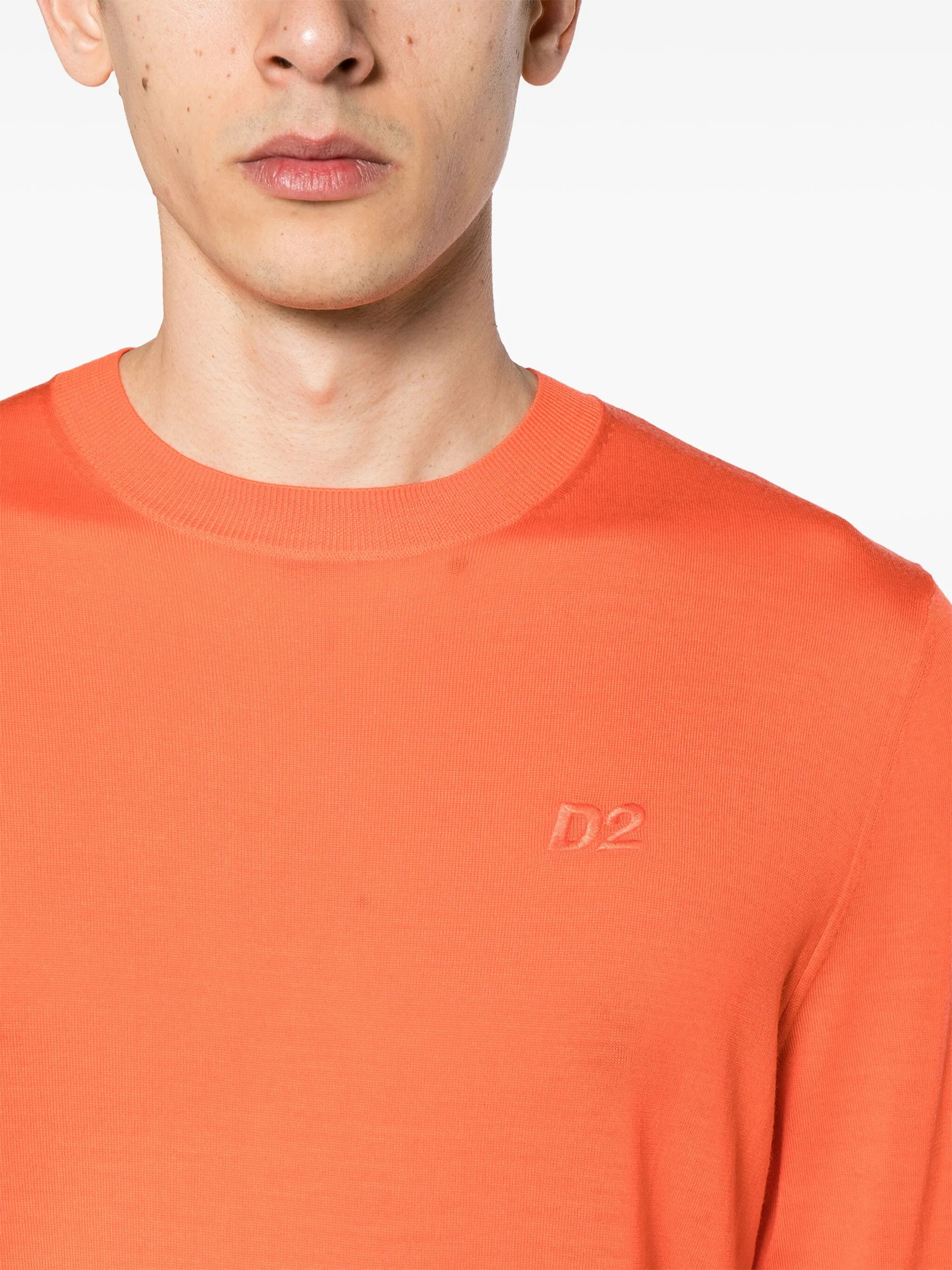 Pullover mit Logo-Stickerei