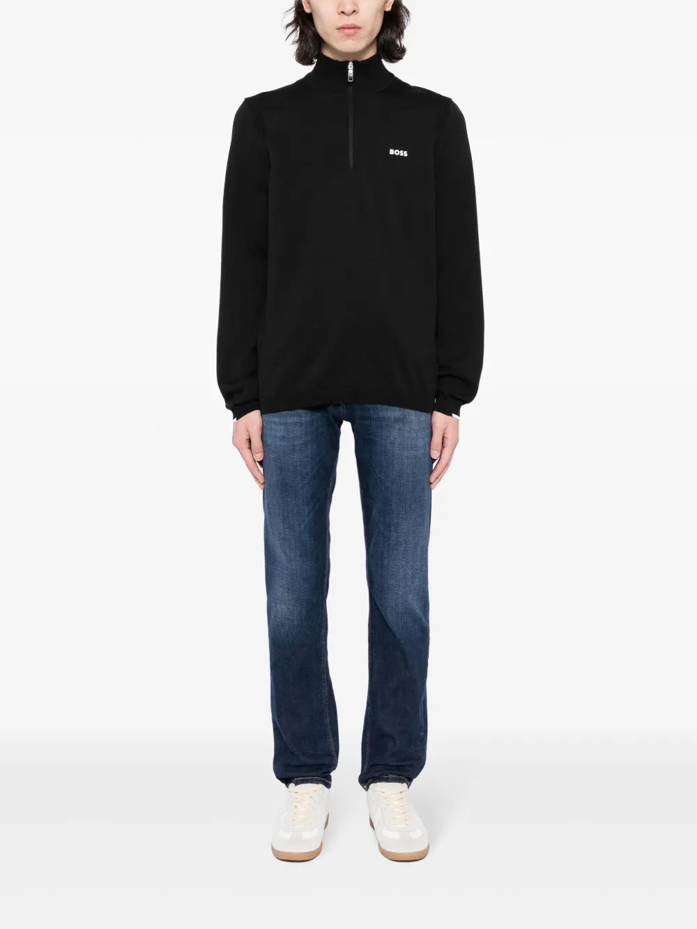 Pullover mit Stehkragen