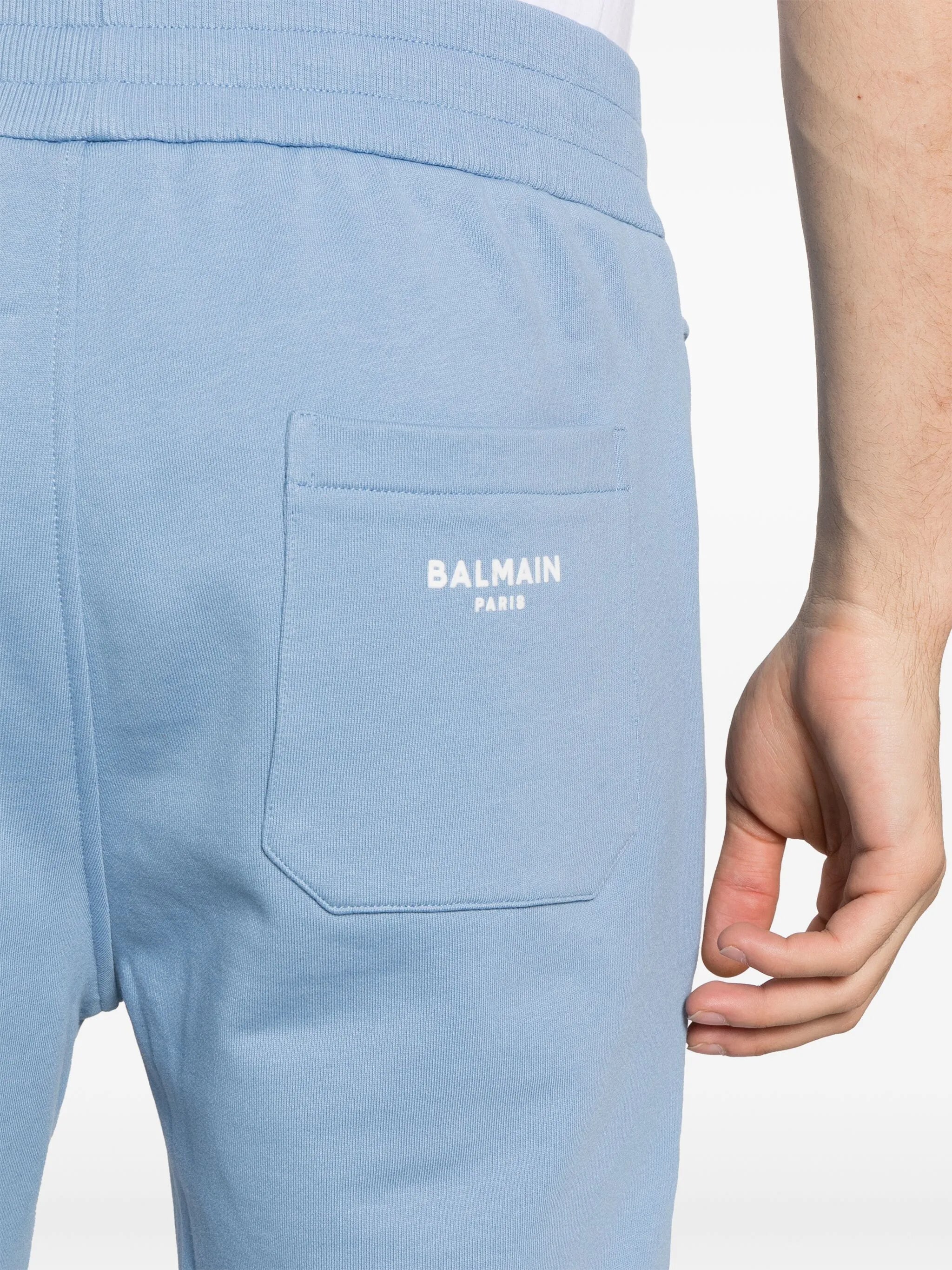 Shorts mit beflocktem Logo