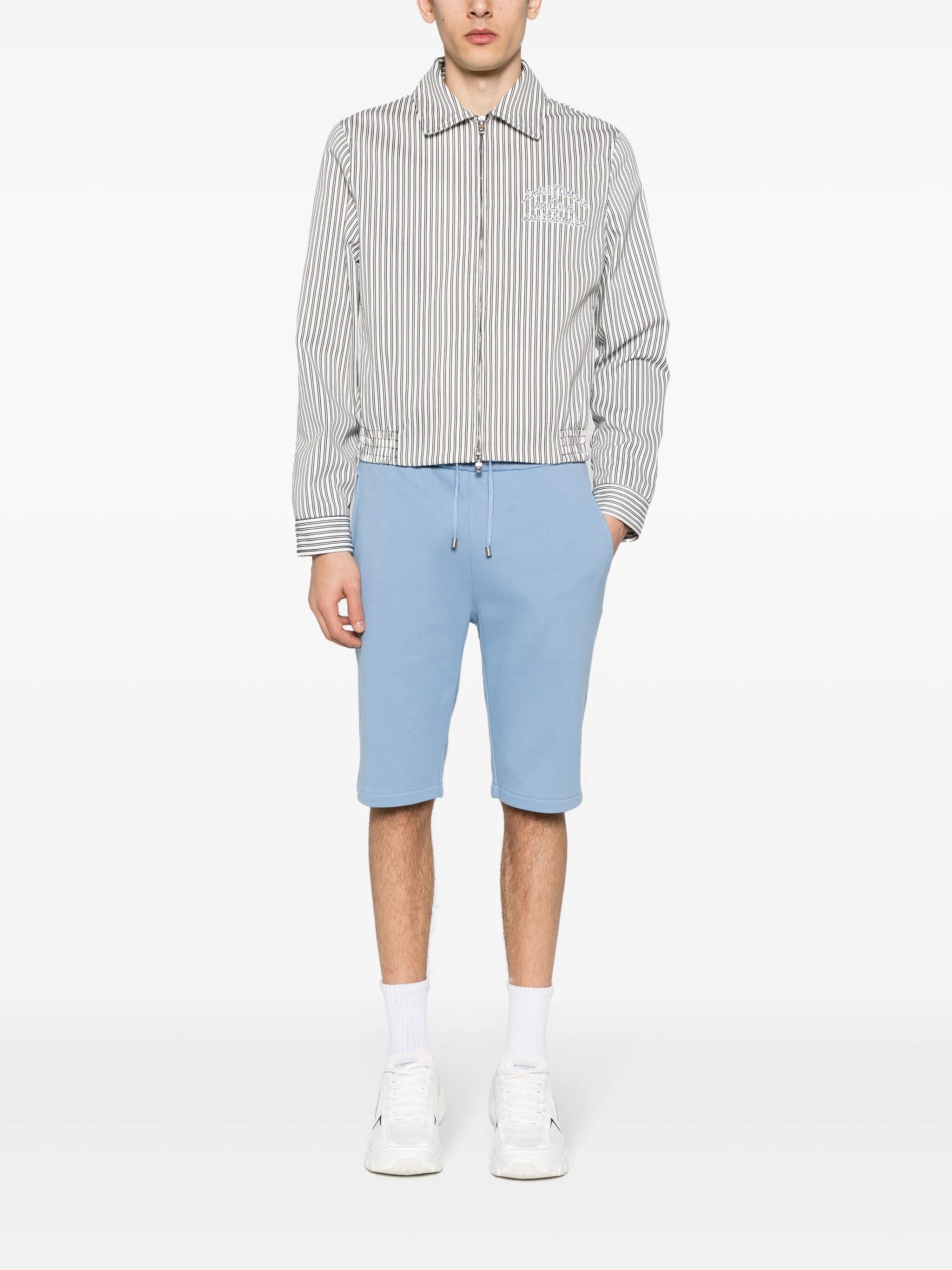 Shorts mit beflocktem Logo