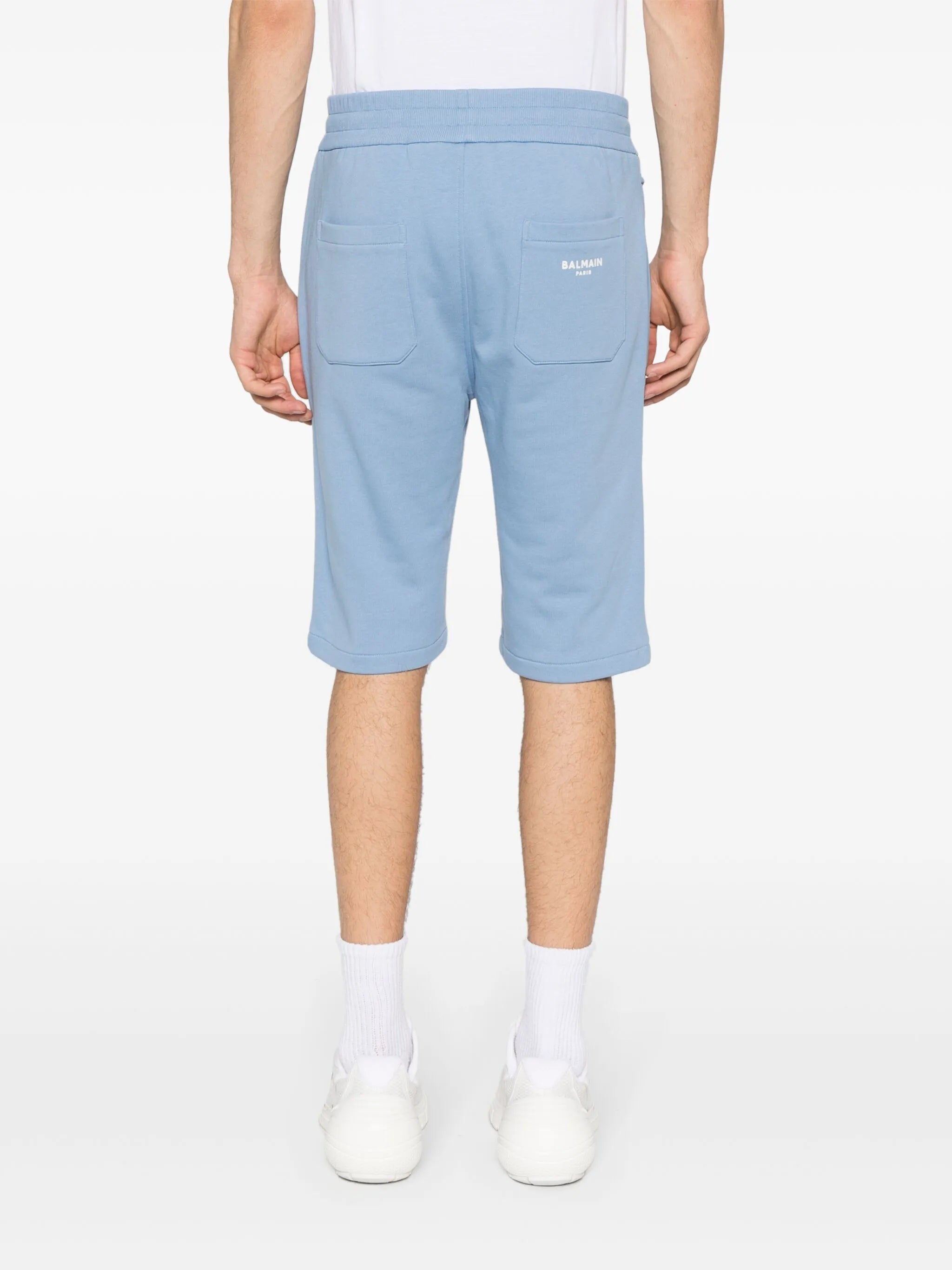 Shorts mit beflocktem Logo