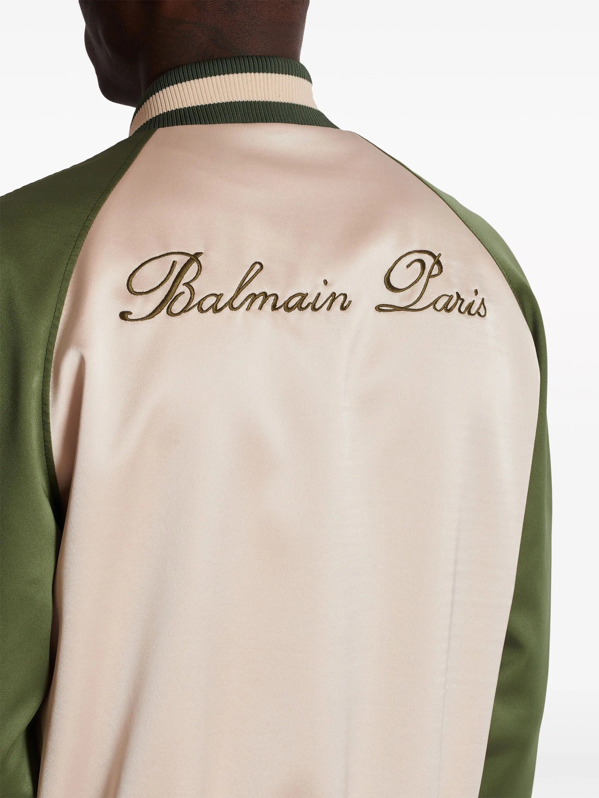 Paris Bomberjacke mit Logo-Stickerei