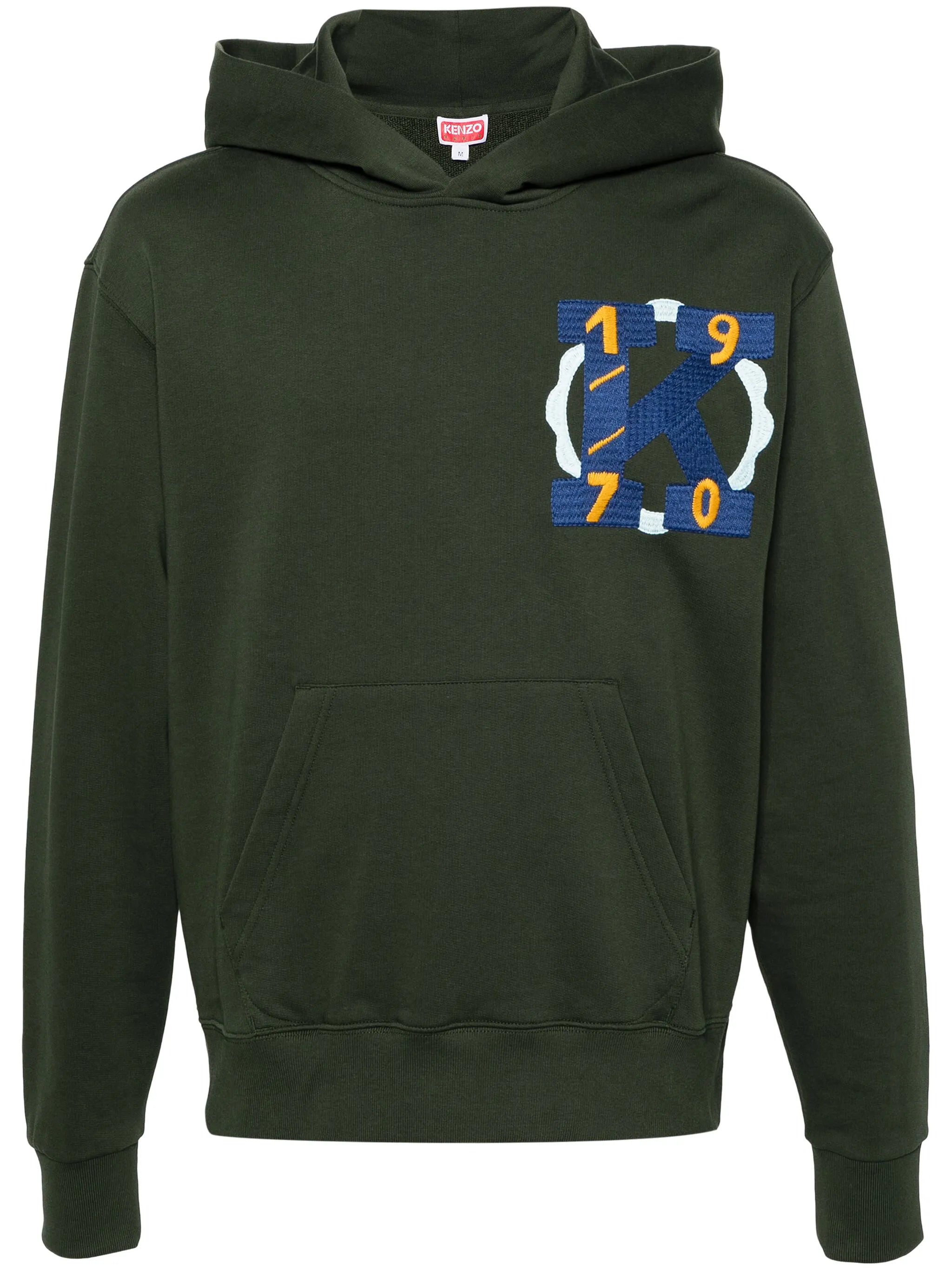 Hoodie mit Illustrations-Stickerei