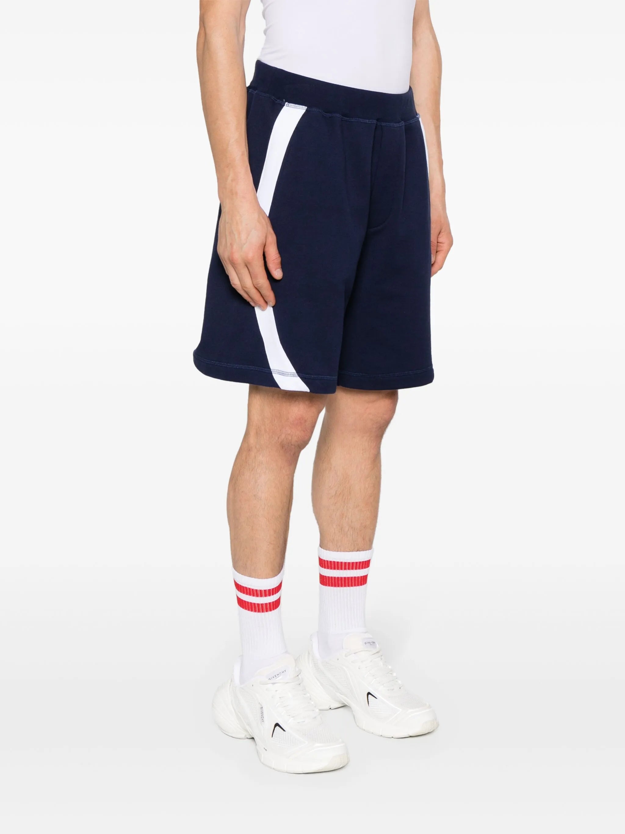 Jersey shorts with contrast details