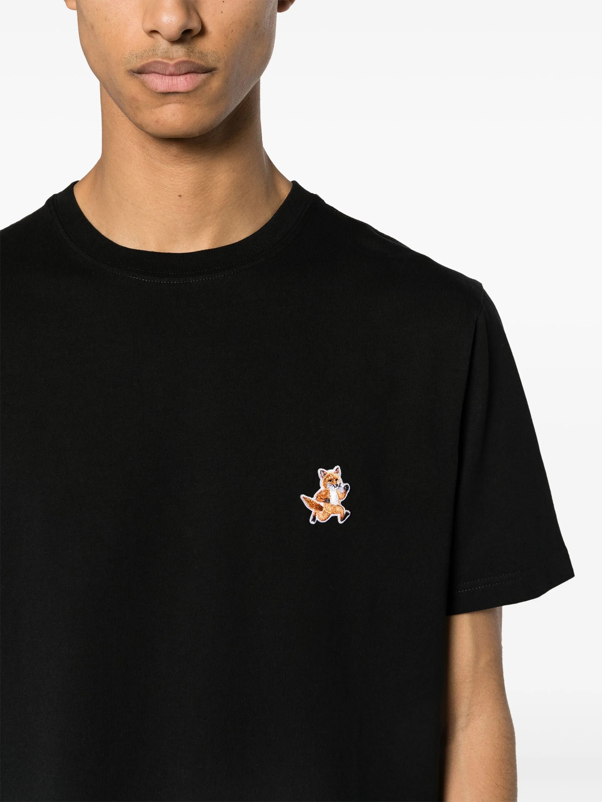 T-Shirt mit Fuchs-Patch