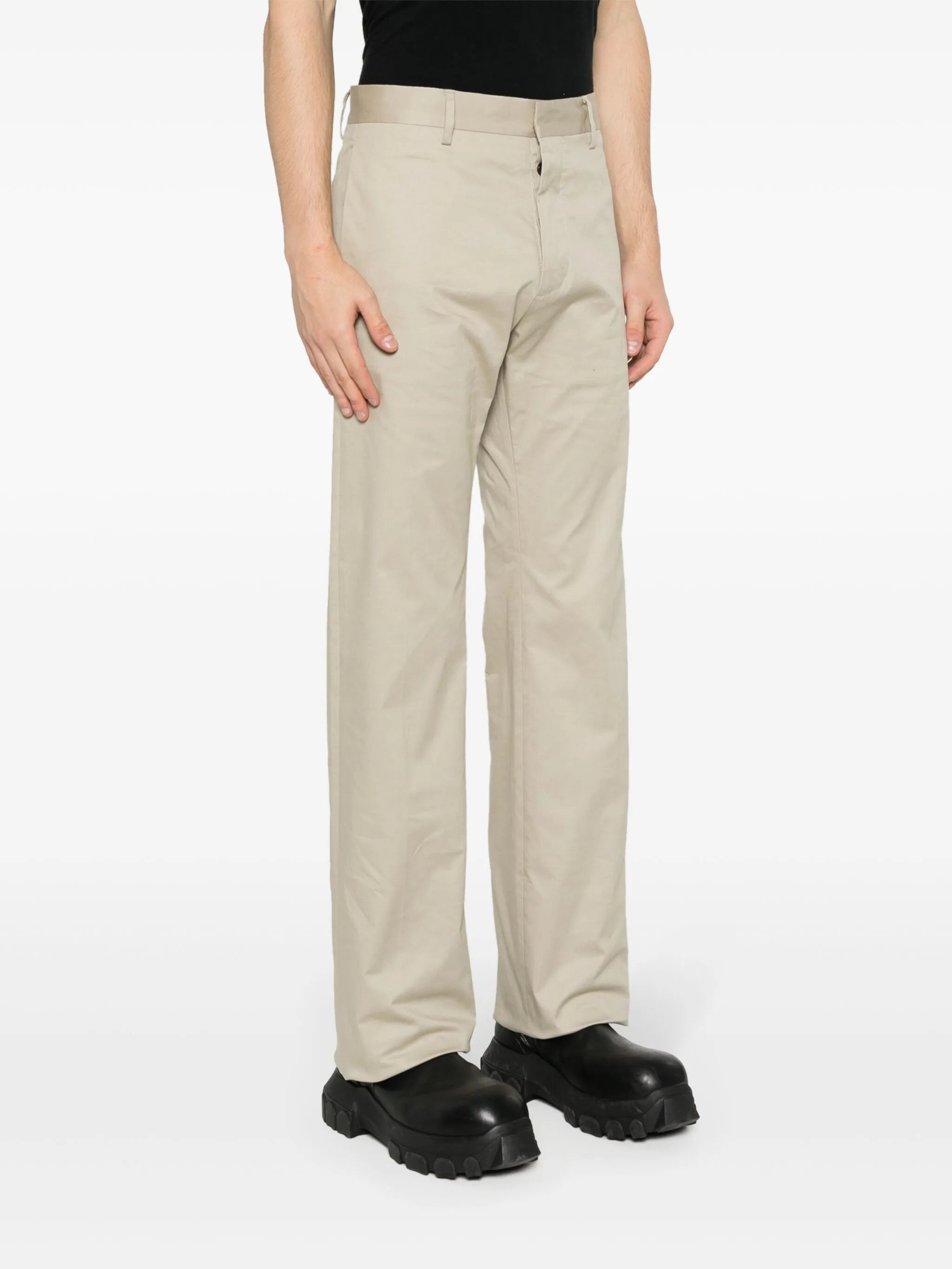 Halbhohe Twill-Chino