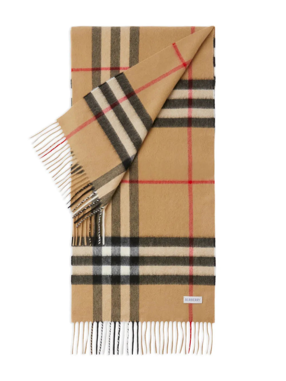 Scarf with vintage check