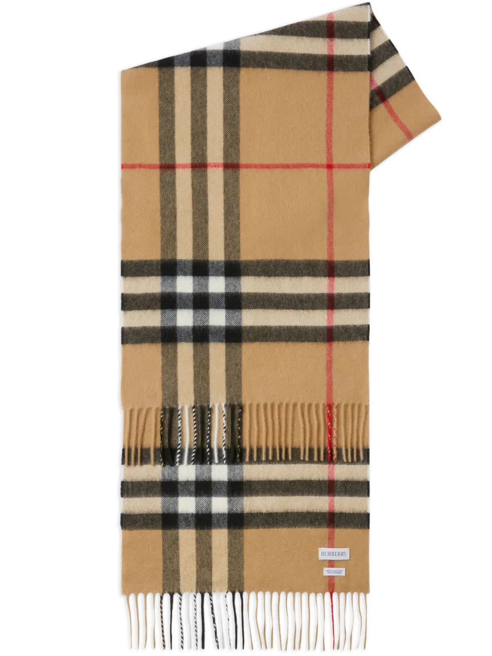 Scarf with vintage check