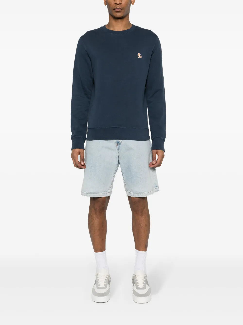 Sweatshirt with fox motif