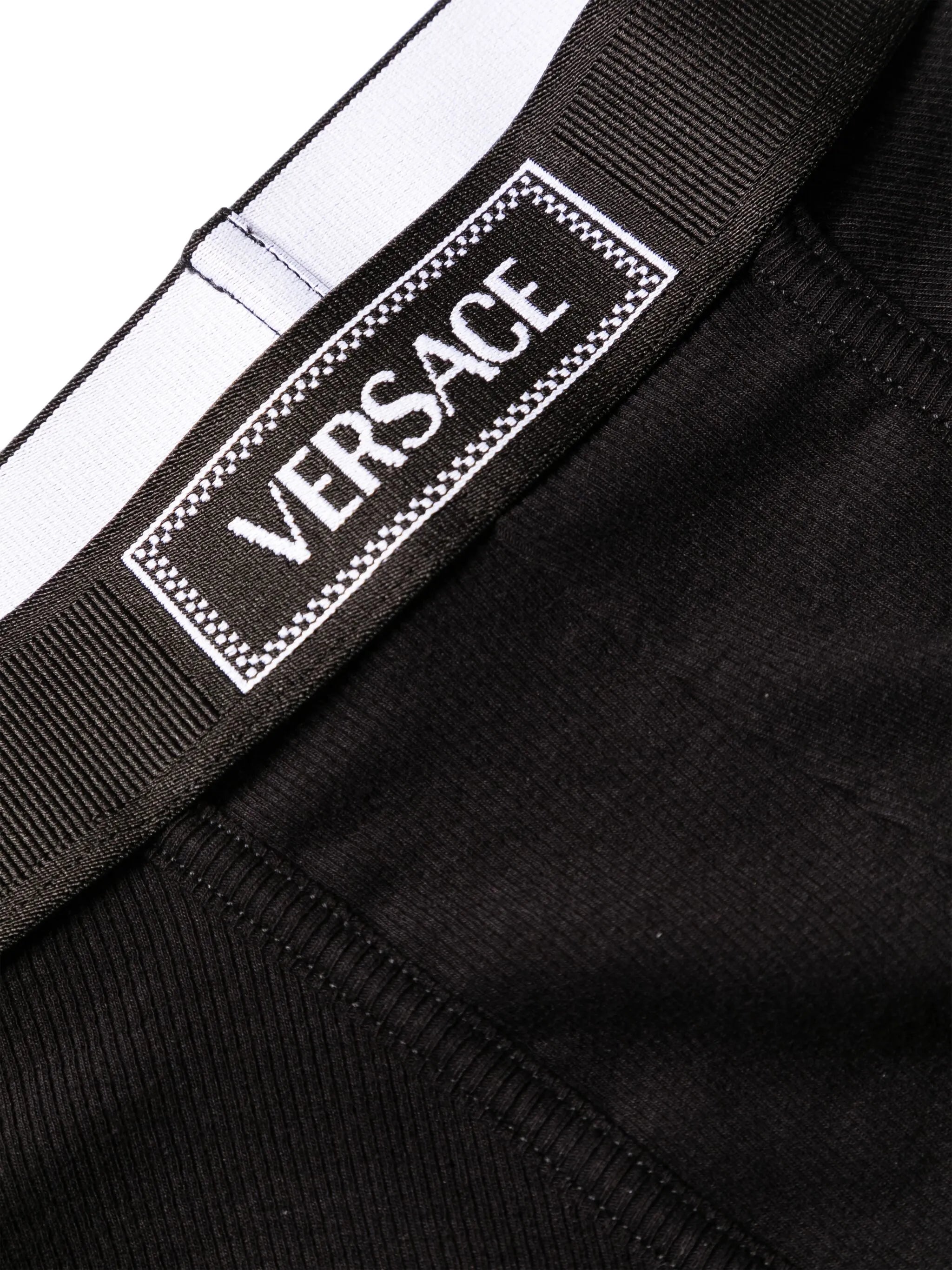 Gerippte 90s Logo Shorts