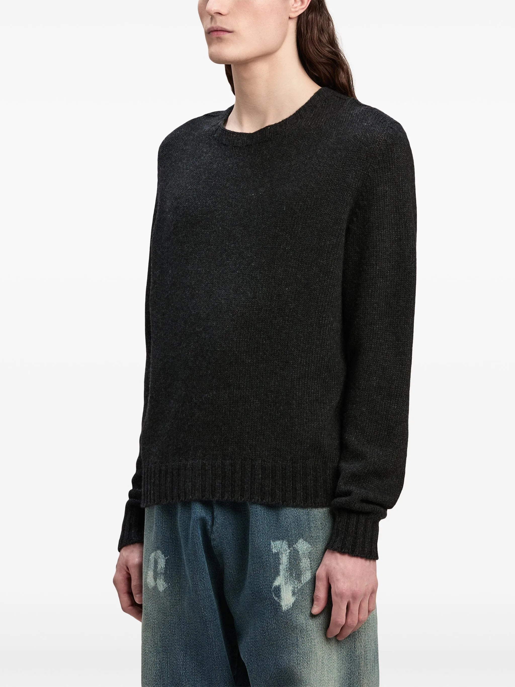 Pullover mit Logo-Intarsie