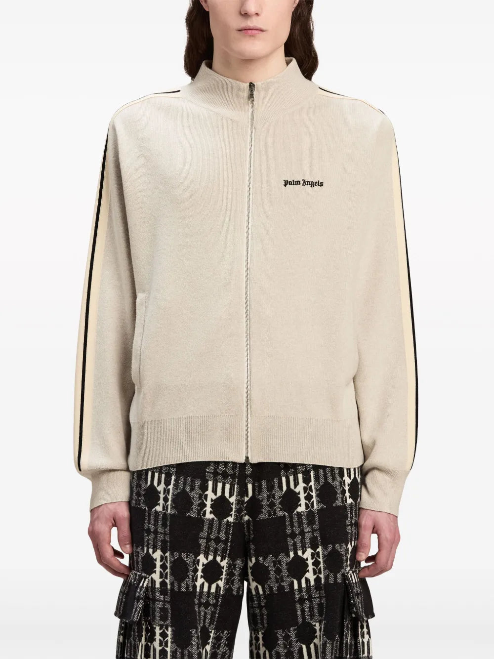 Jacke mit Logo-Stickerei