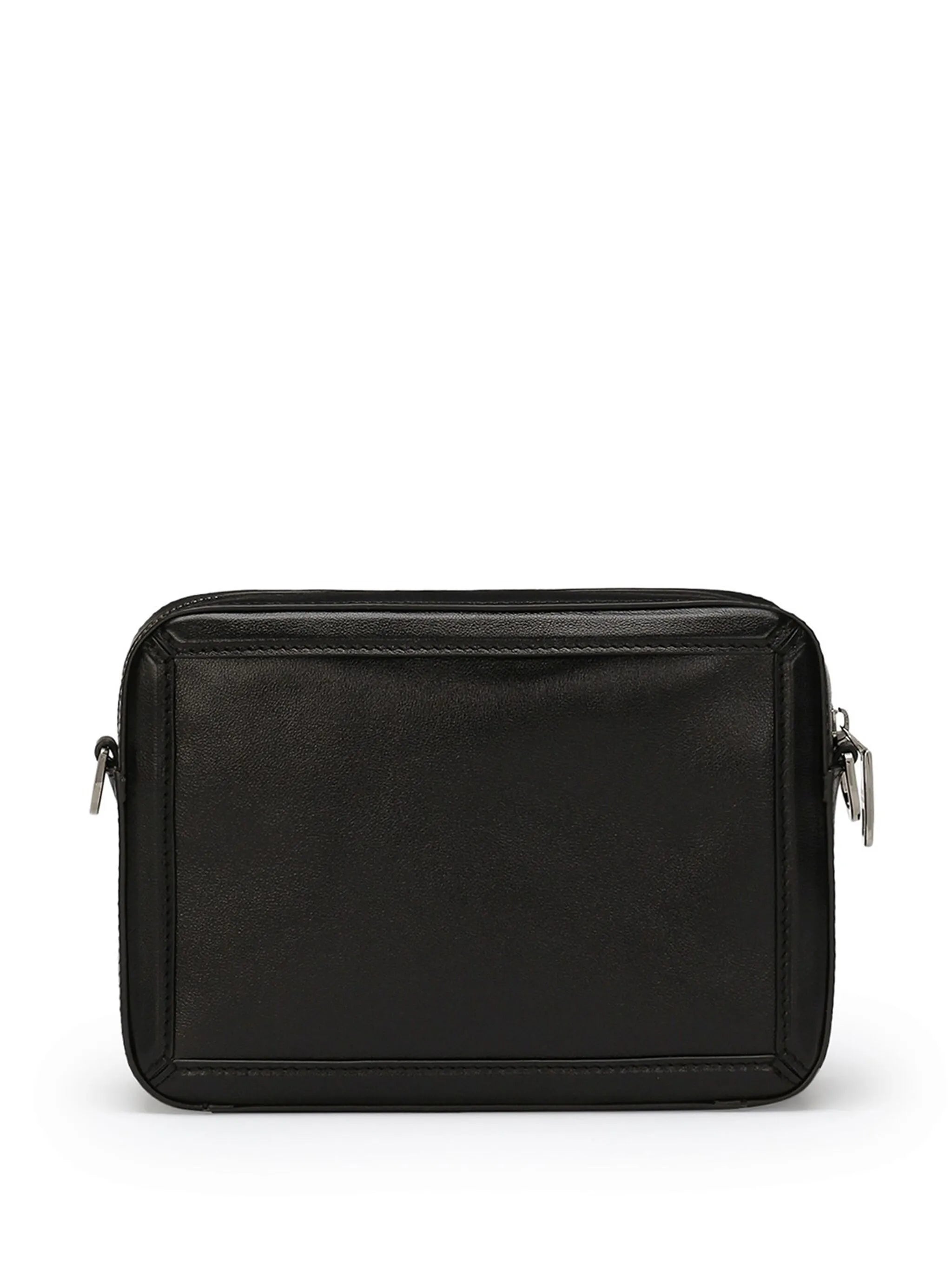 Shoulder bag with logo plaque