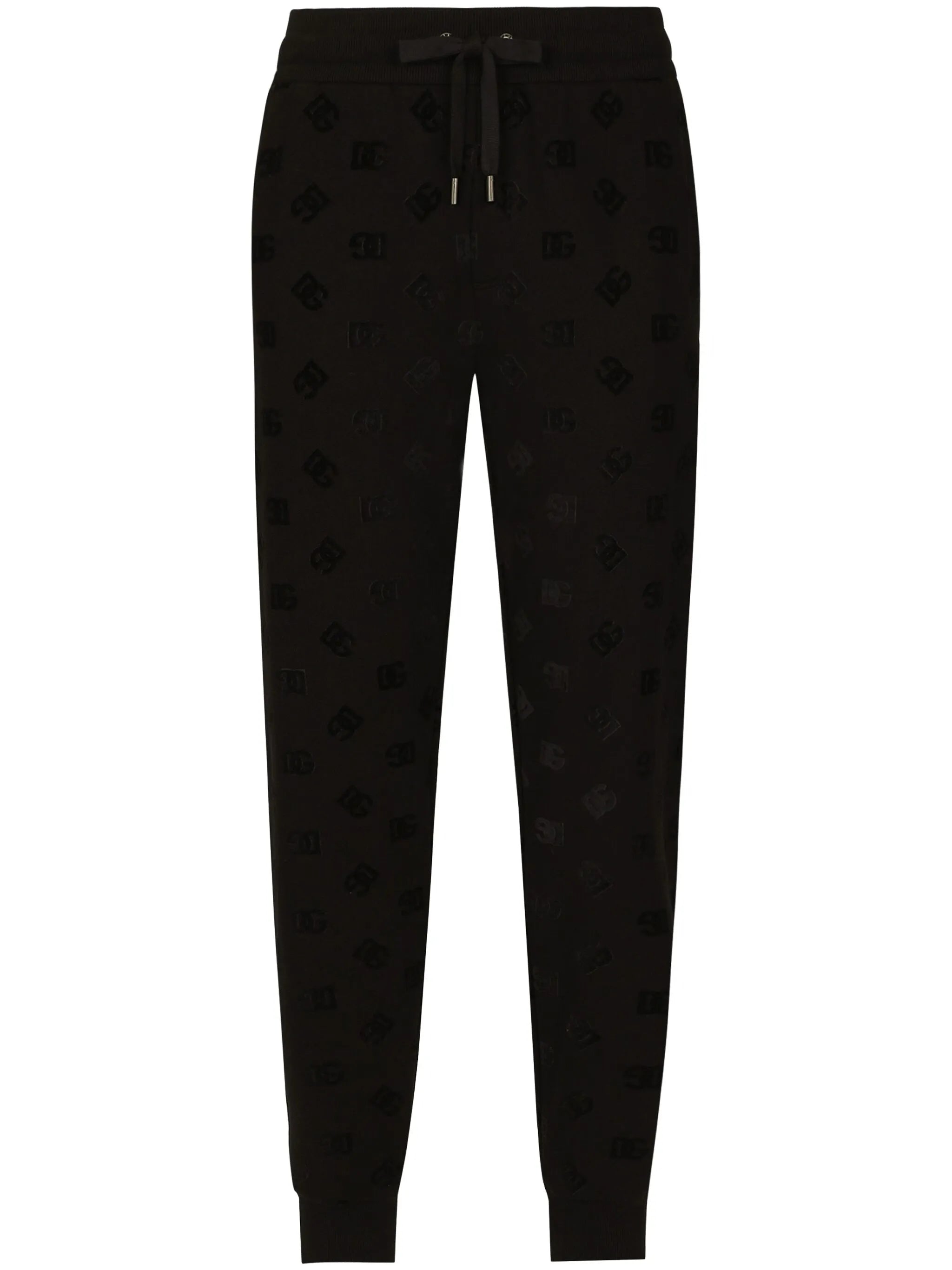 Jogging pants with monogram embossing