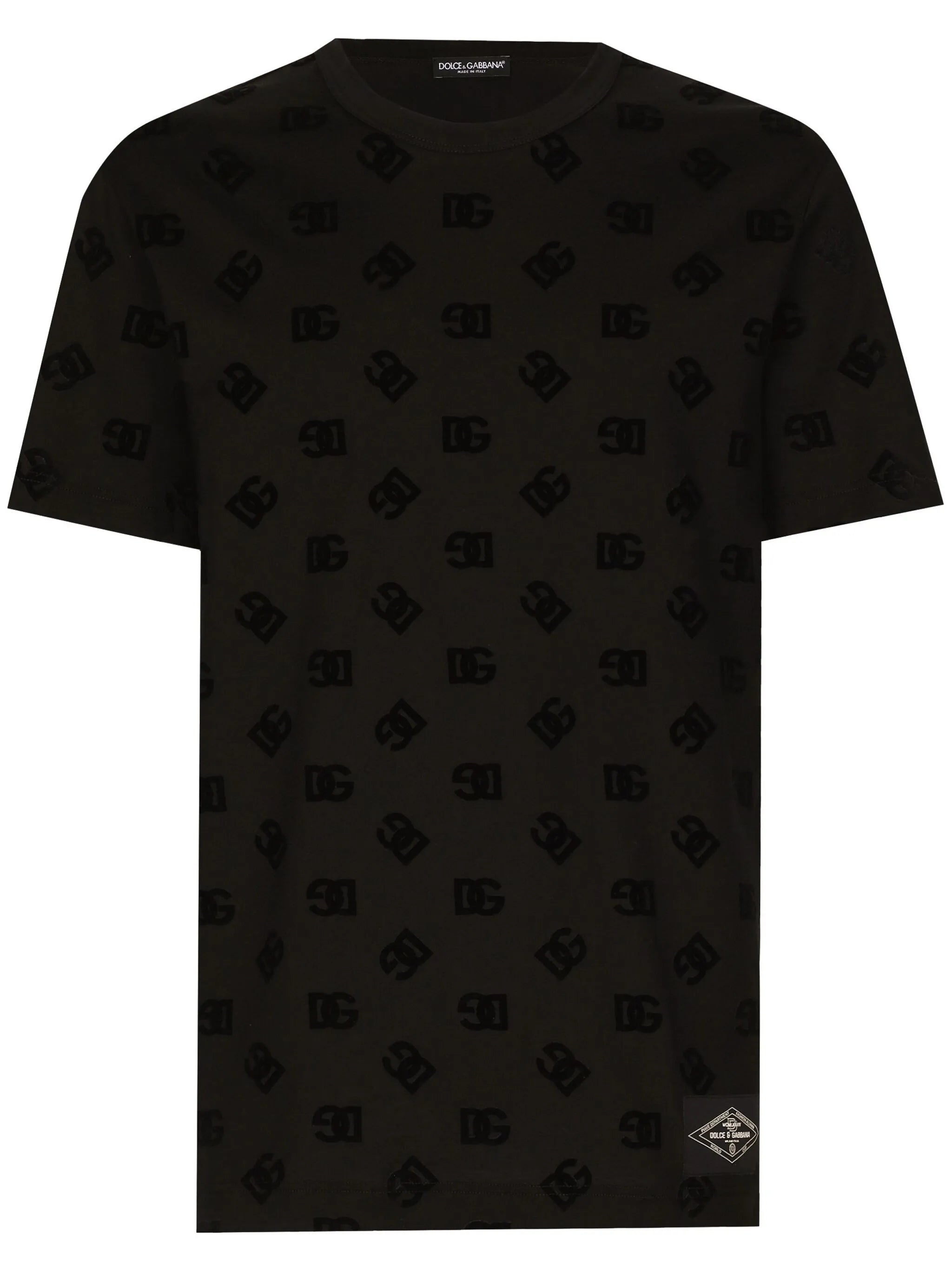 T-Shirt mit Monogramm-Print