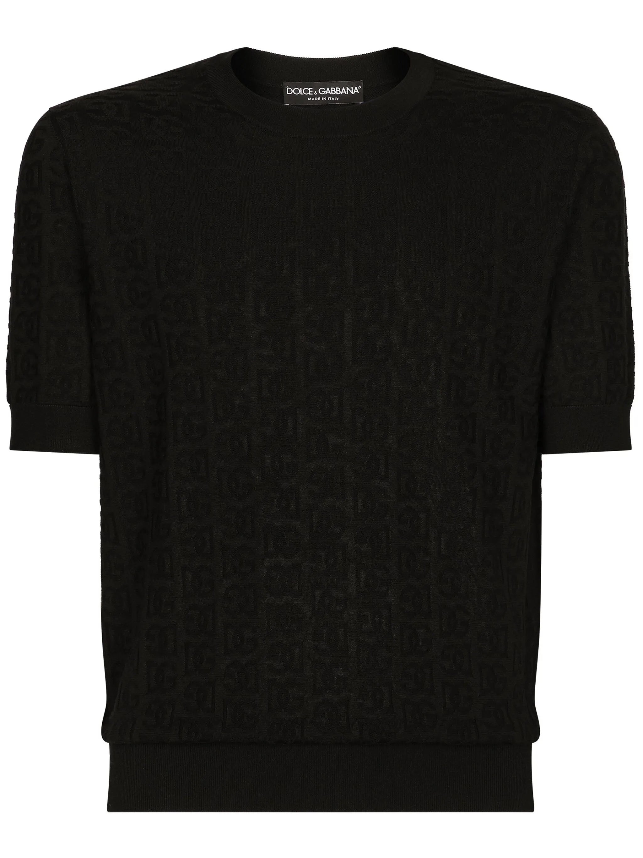 Seidenpullover mit DG-Logo