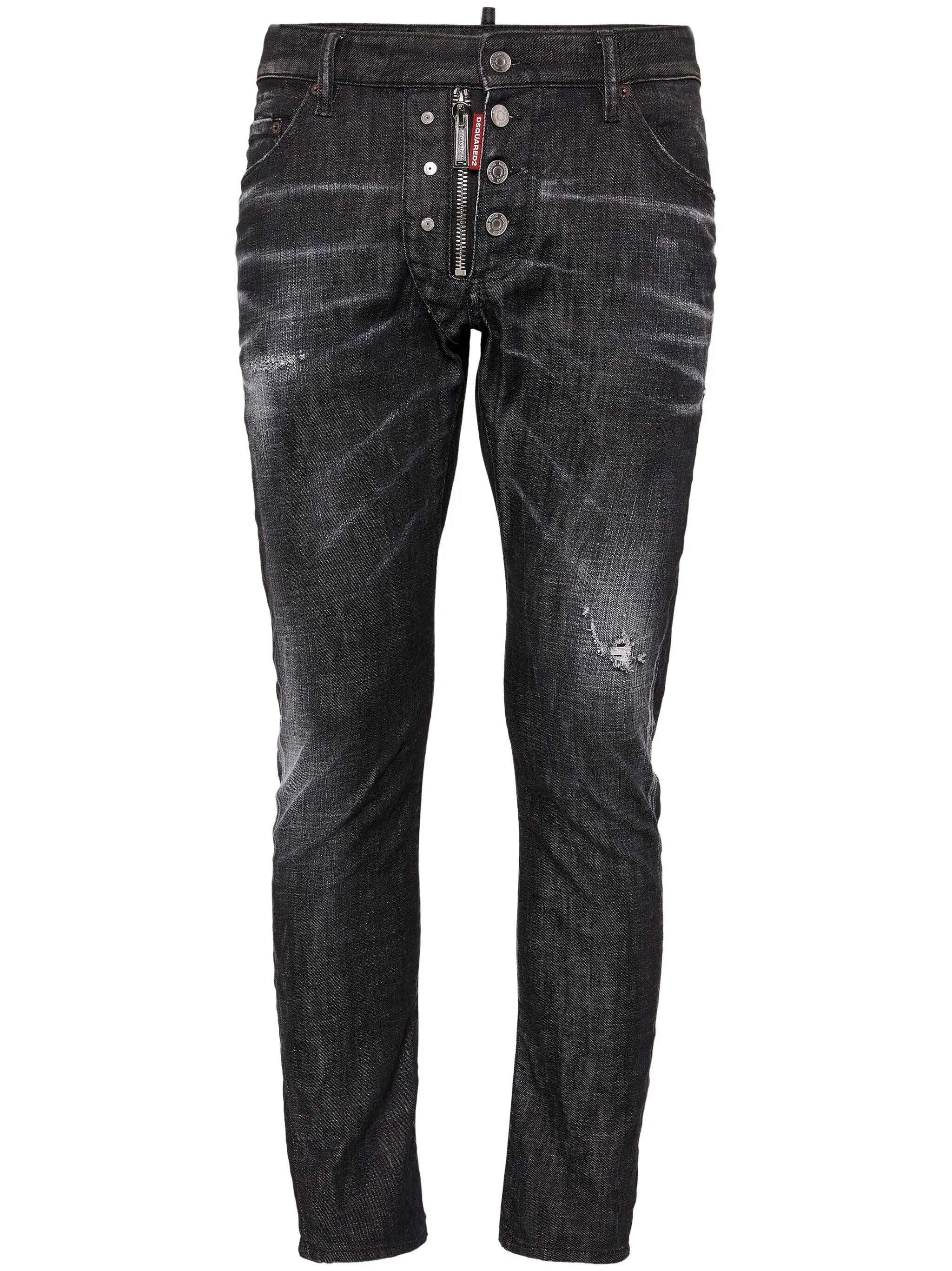 Slim-Fit-Jeans im Distressed-Look