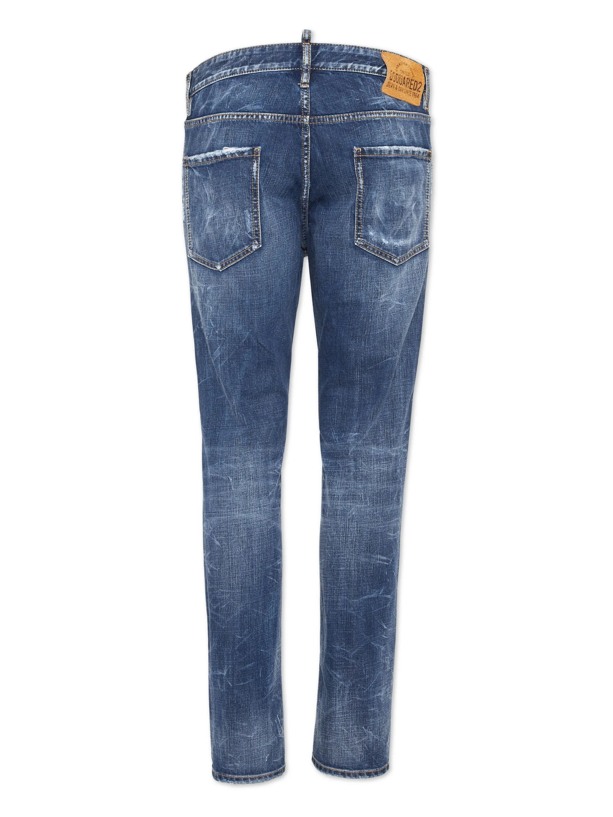 Ausgeblichene Skinny-Jeans