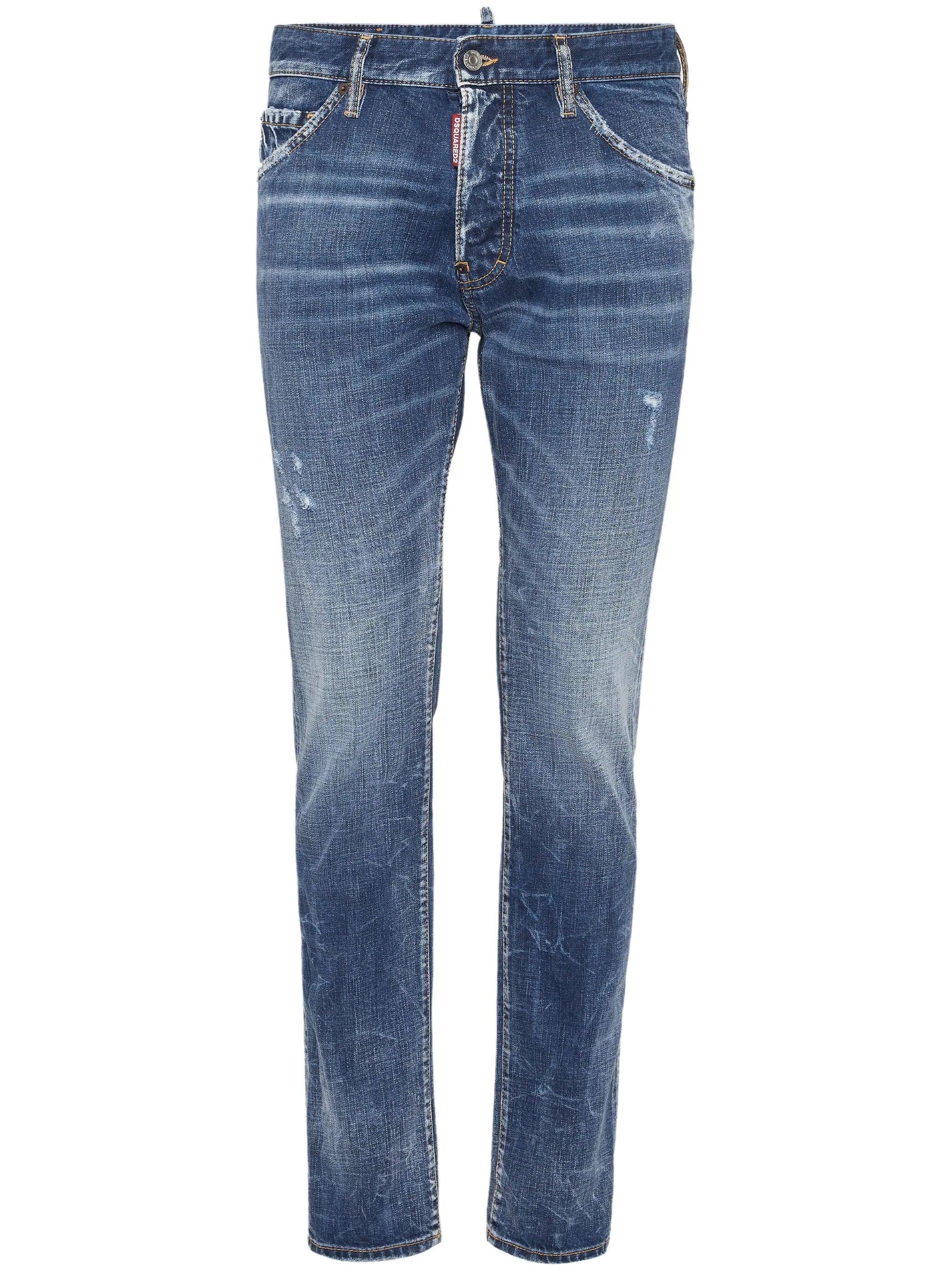 Ausgeblichene Skinny-Jeans