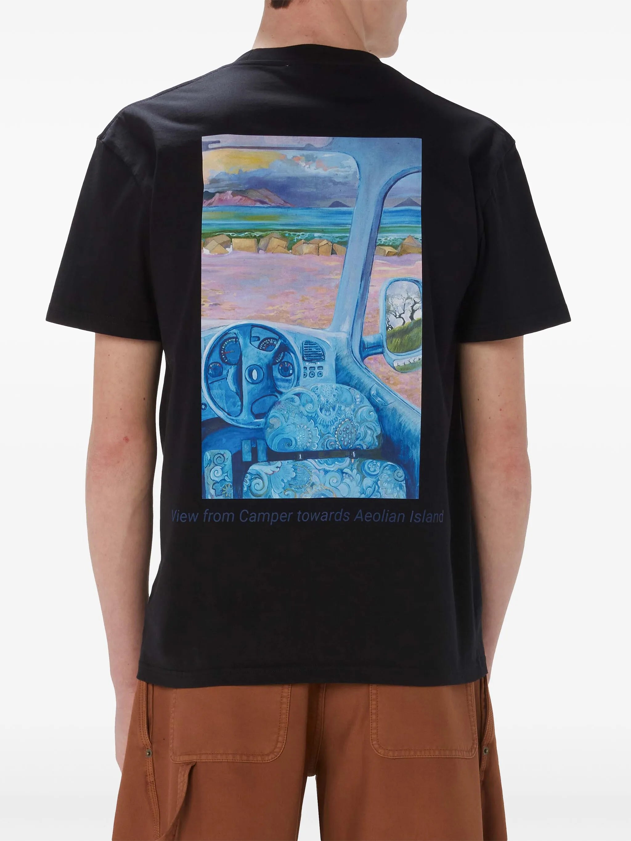 T-Shirt aus Bio-Baumwolle mit Print
