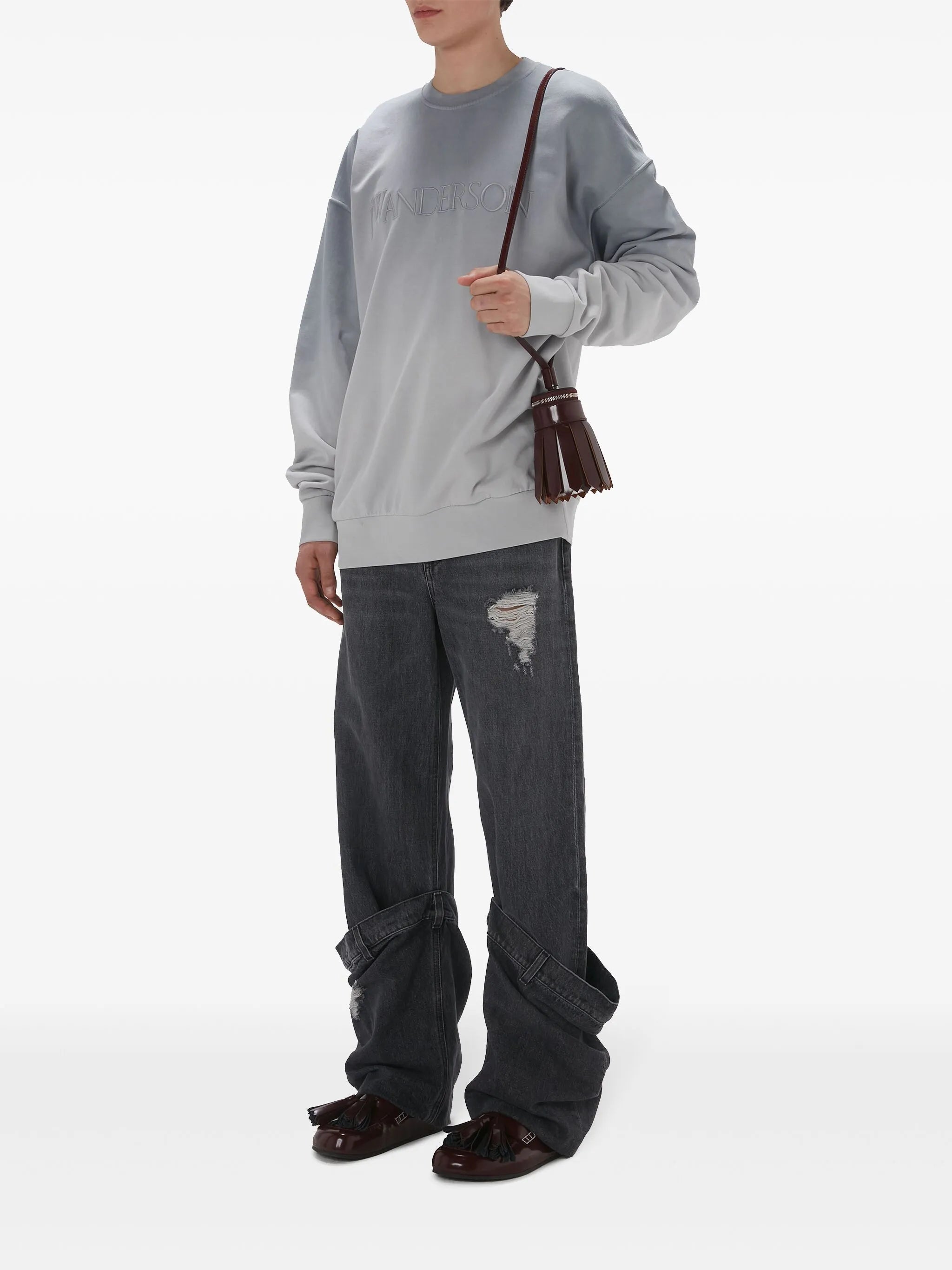 Sweatshirt mit Farbverlauf-Optik