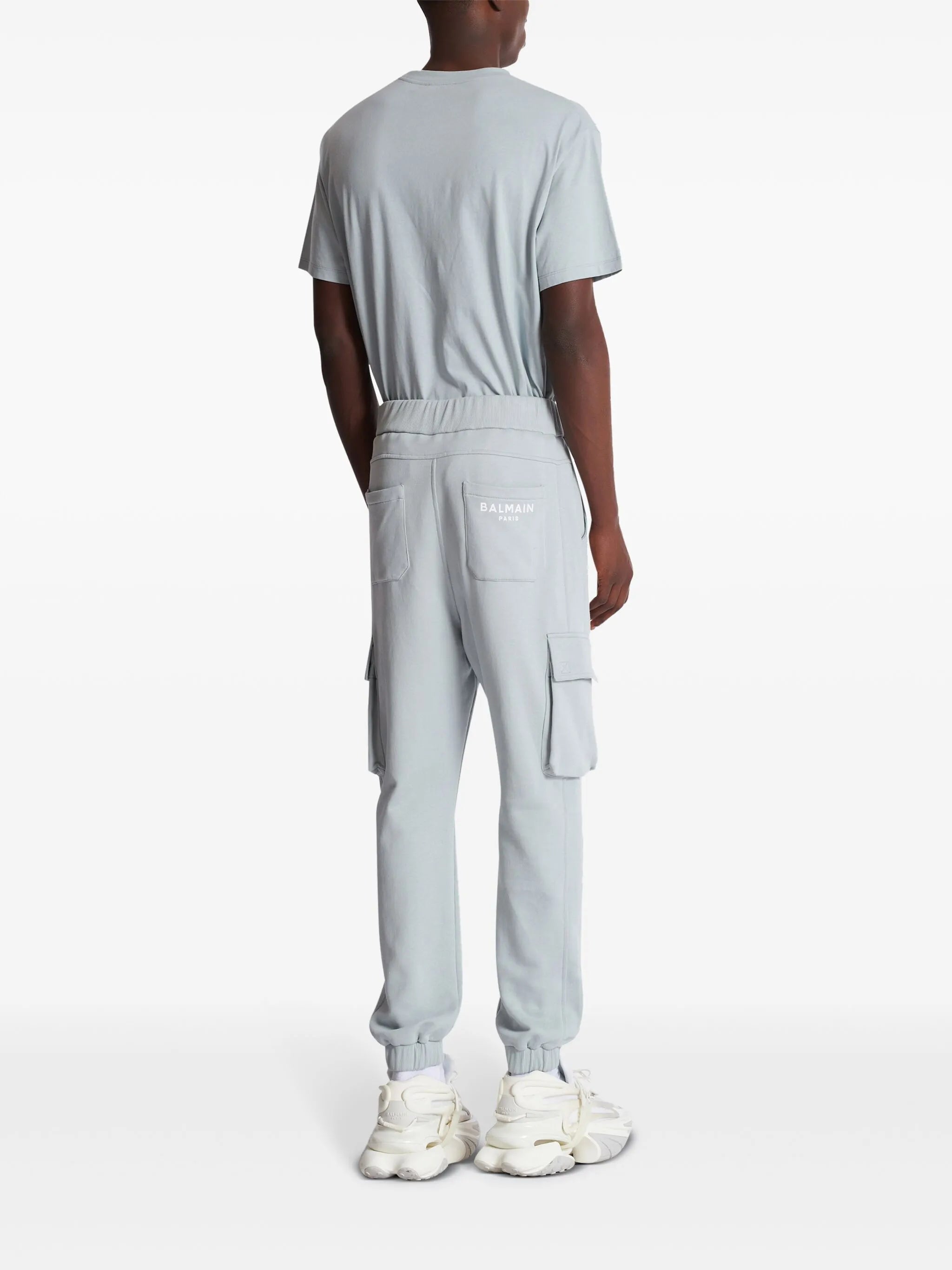jogging pants with patch pockets