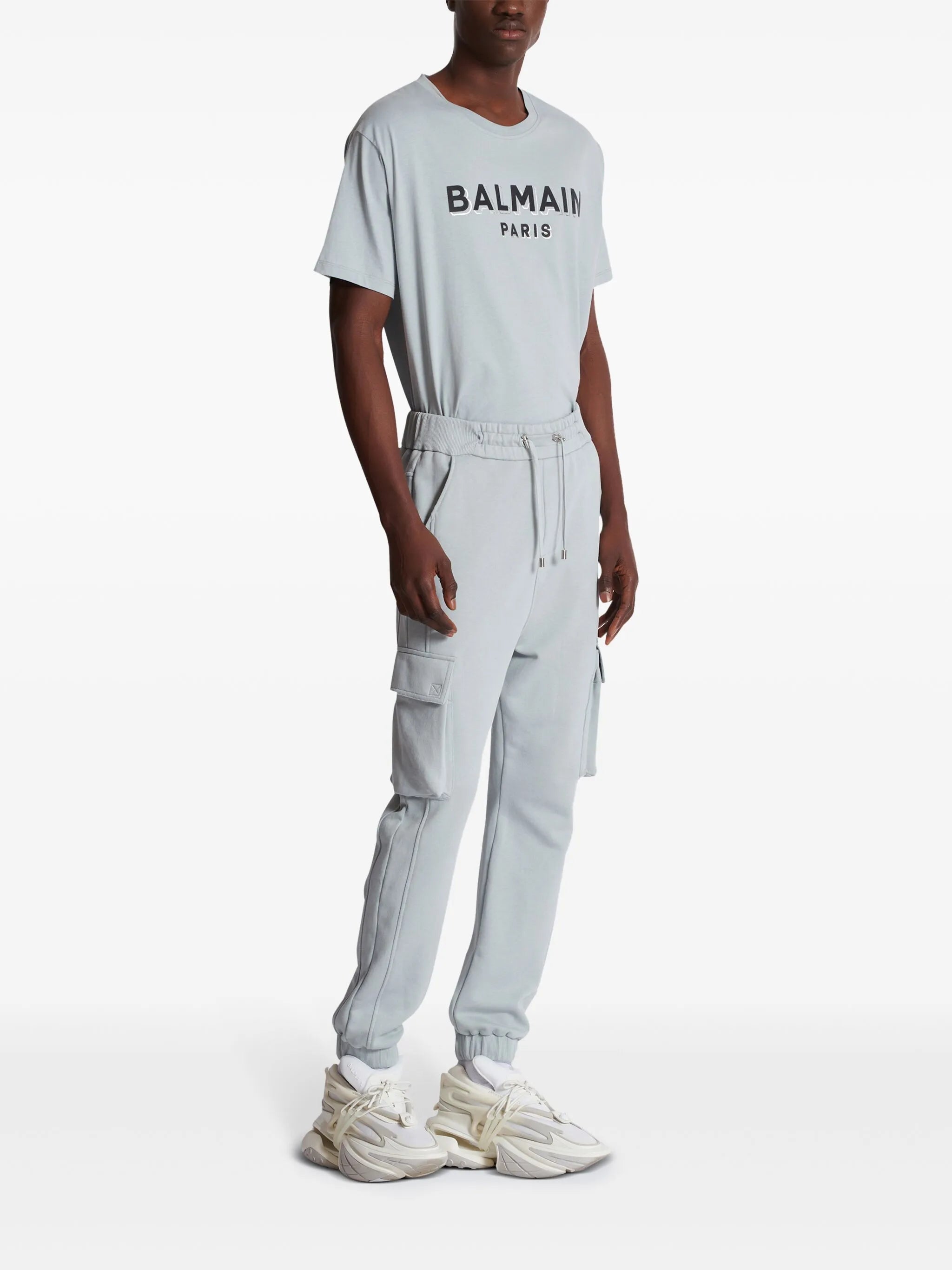 jogging pants with patch pockets