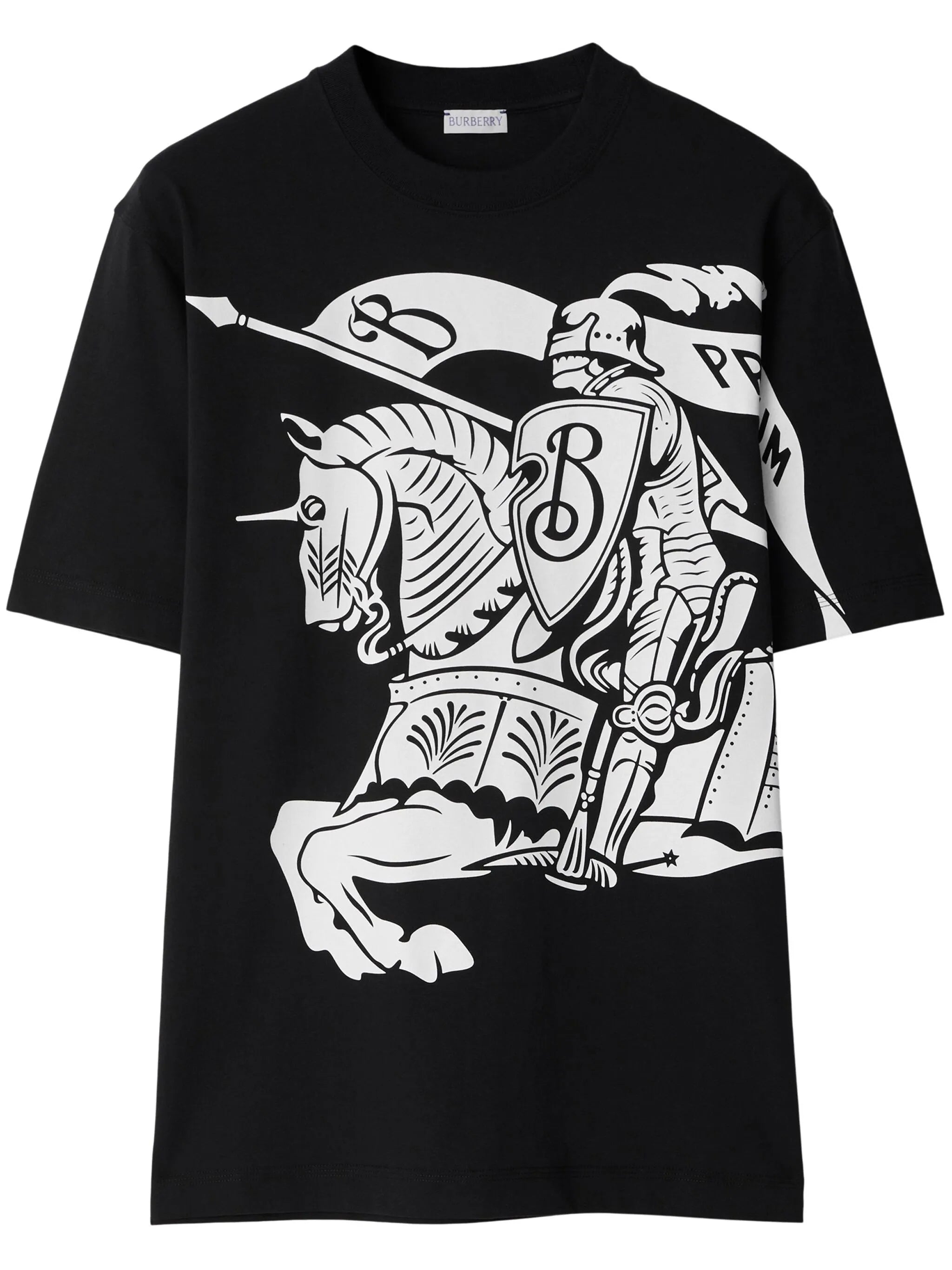T-shirt with Equestrian Knight print
