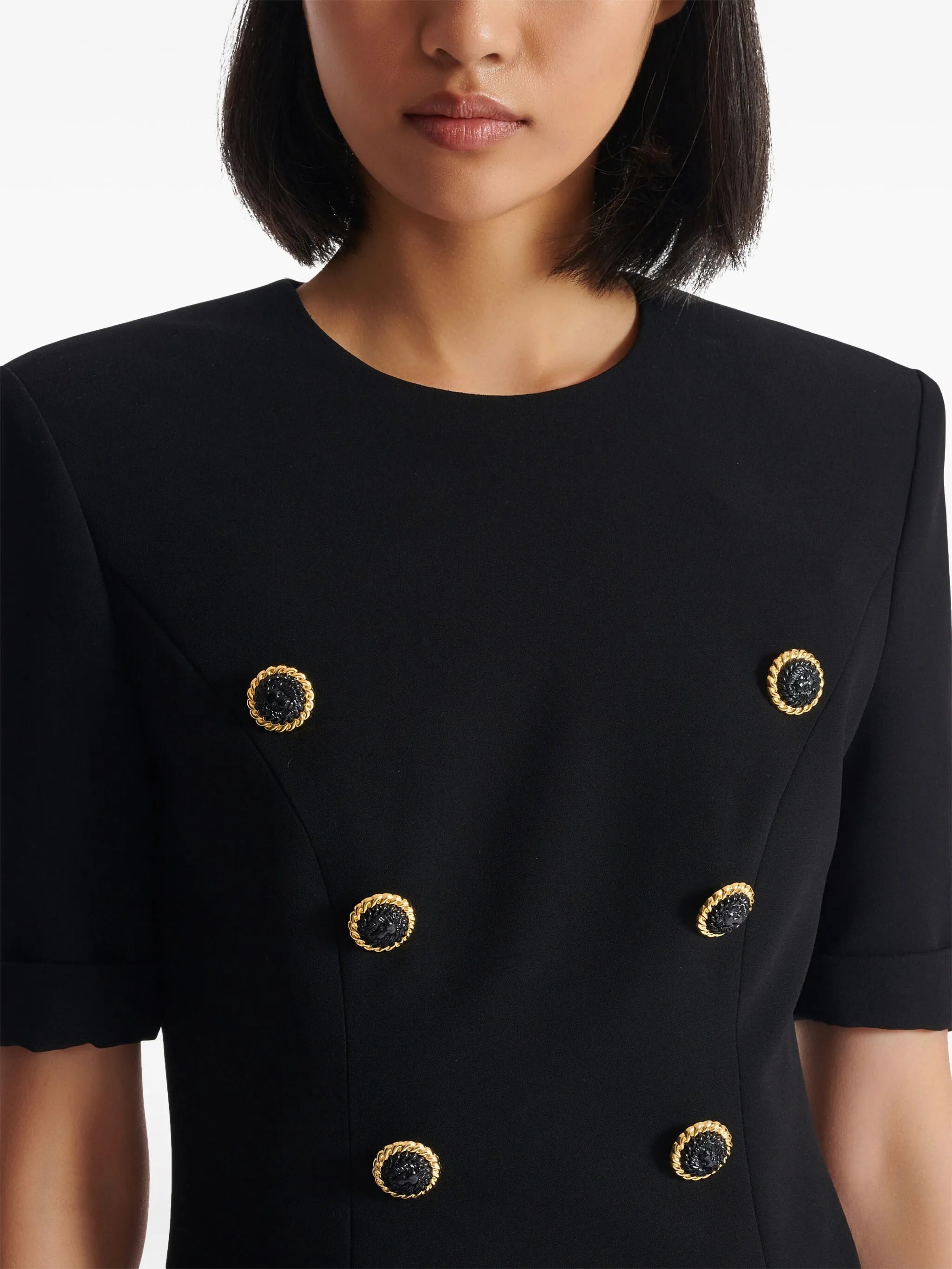 Texturiertes Minikleid