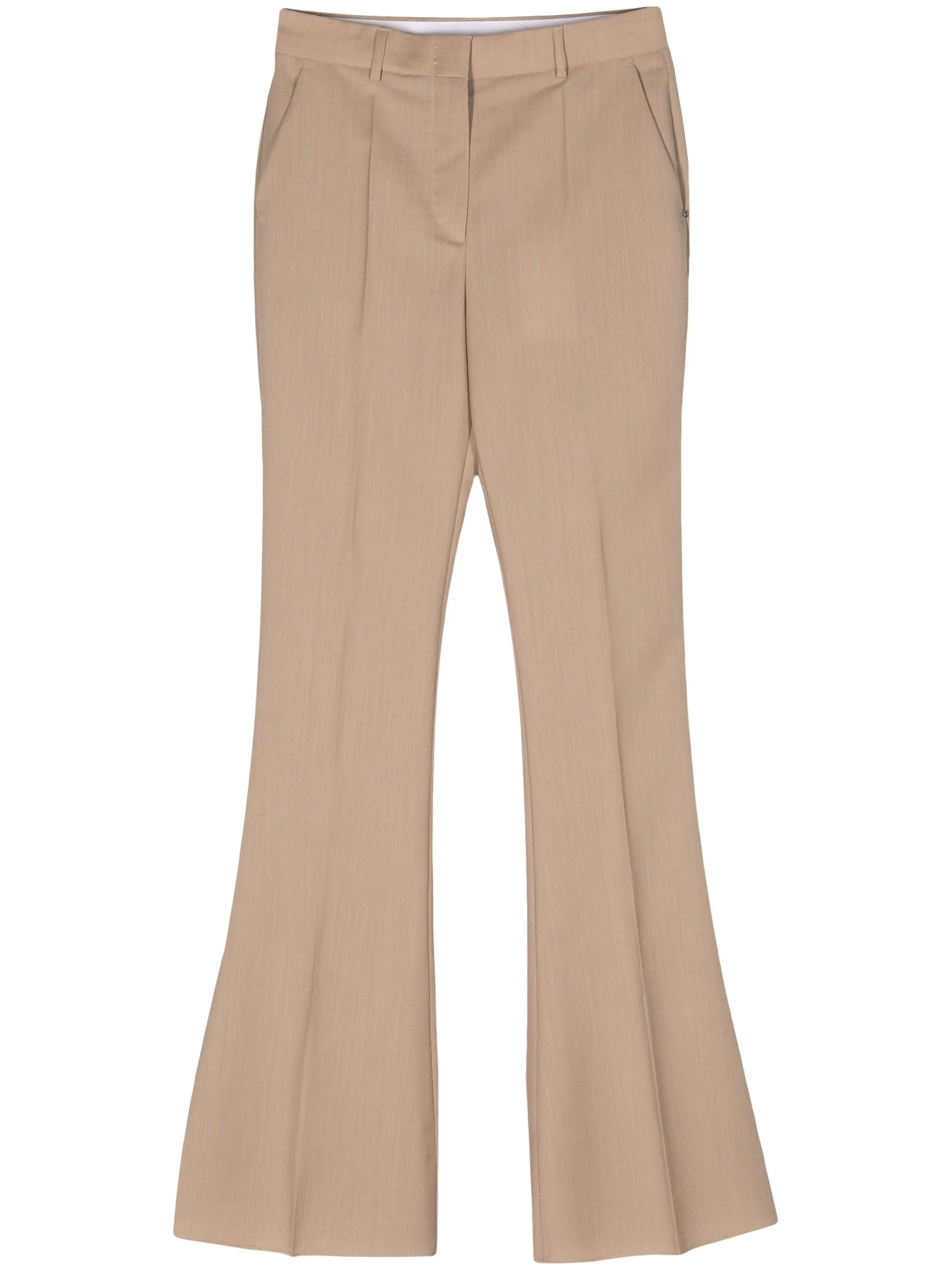 Ausgestellte High-Waist-Hose