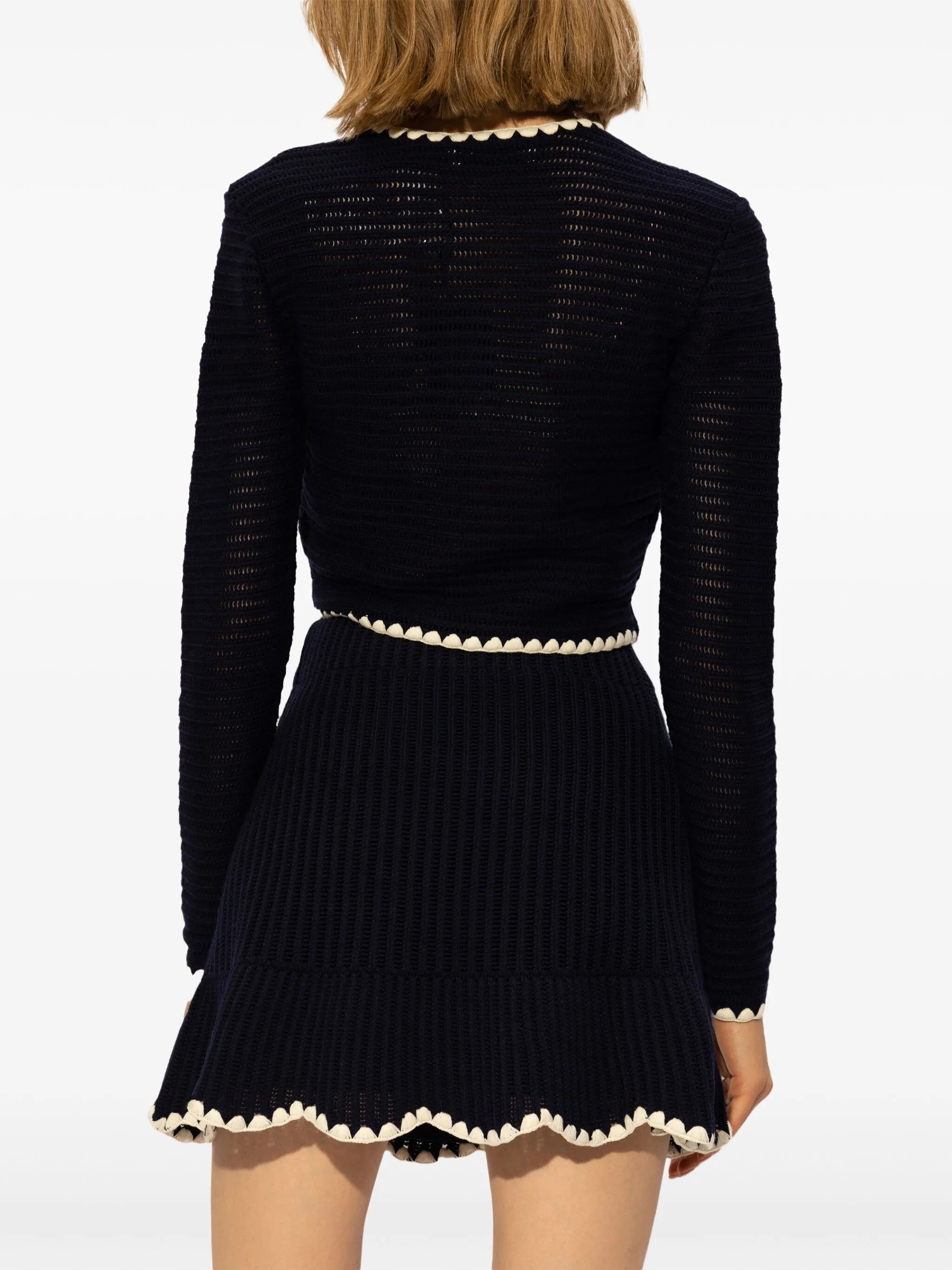 Langer Cropped Cardigan