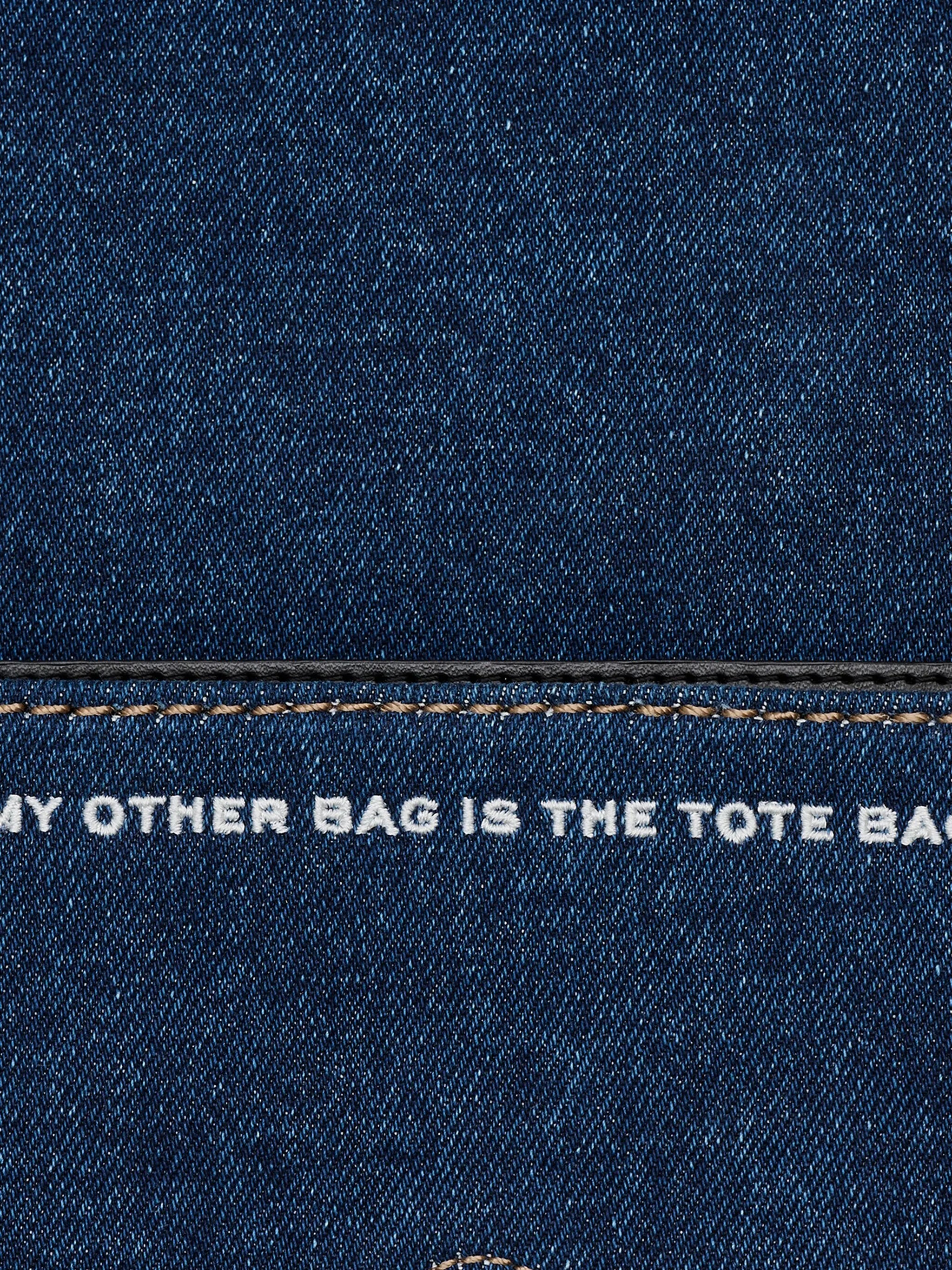 The Denim Mini Chain Tasche