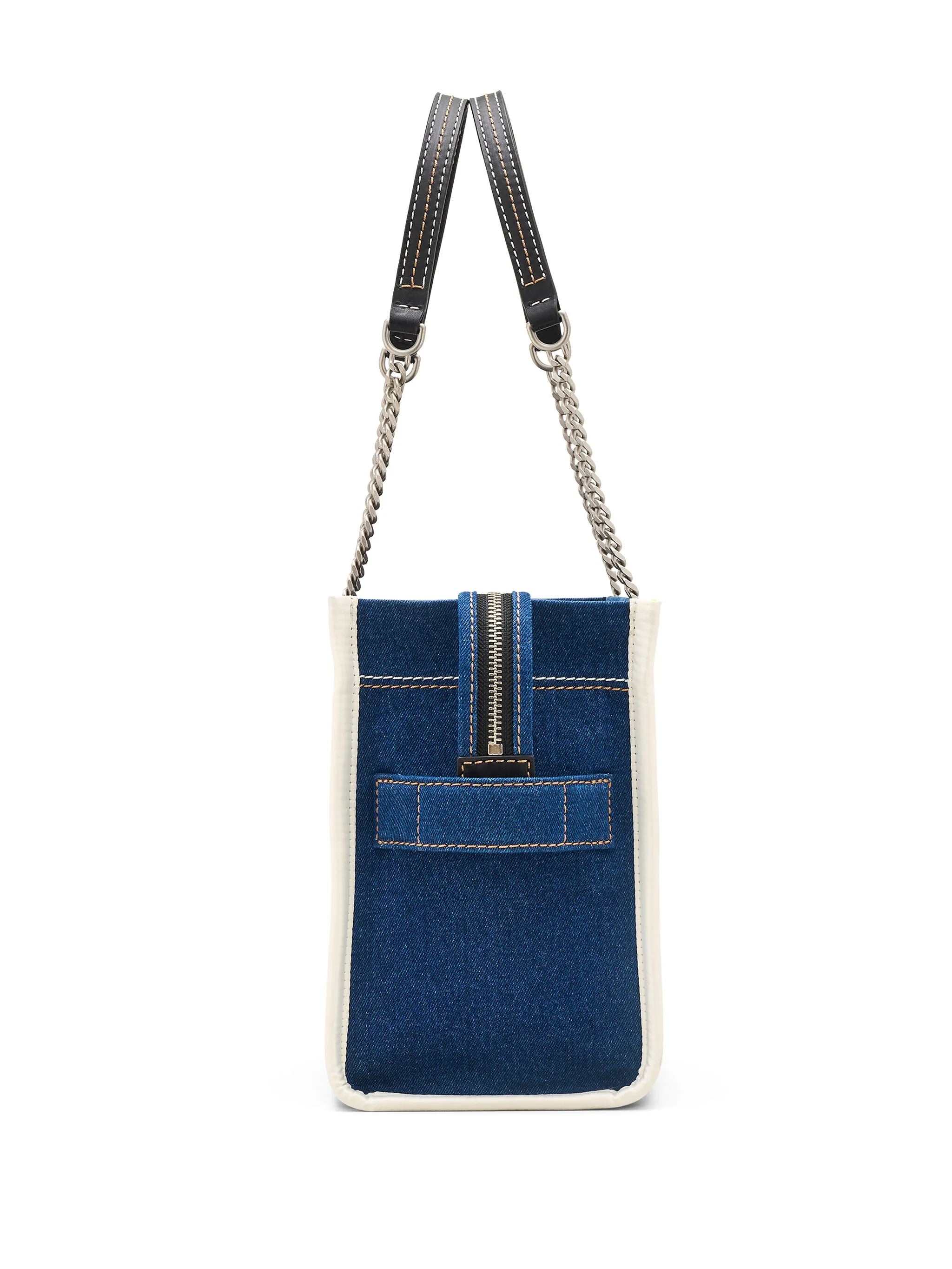 Mittelgrosse The Denim Chain Tote Bag