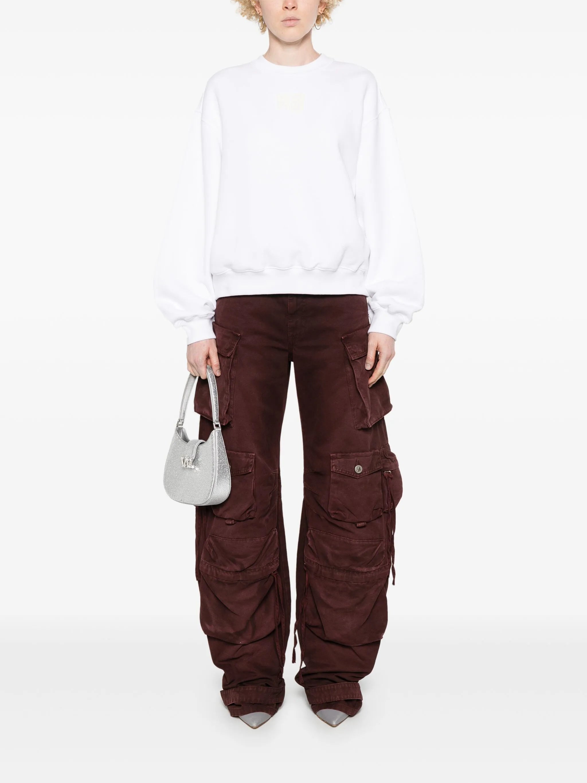 Sweatshirt mit Logo-Prägung