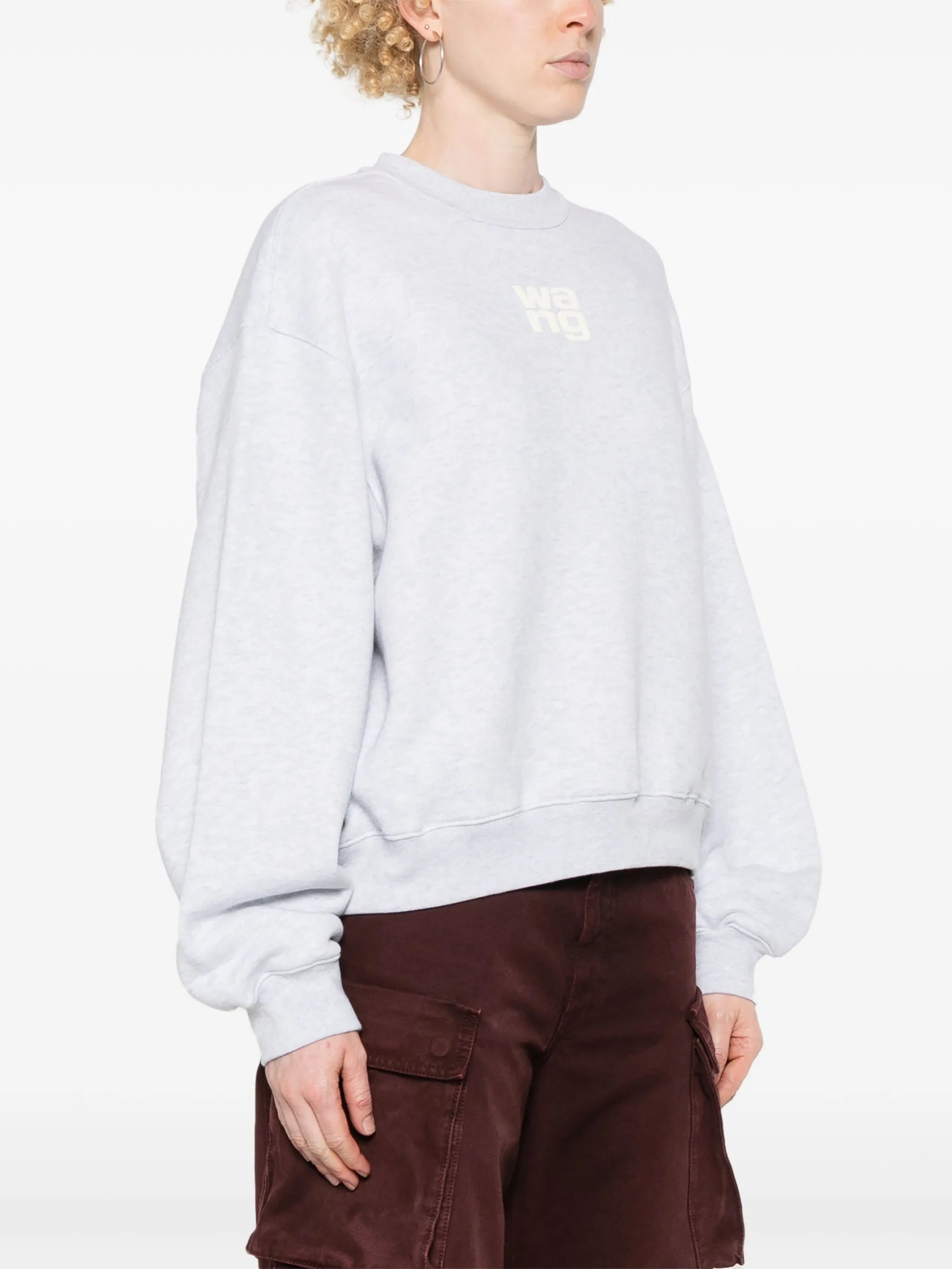 Sweatshirt mit Logo-Prägung
