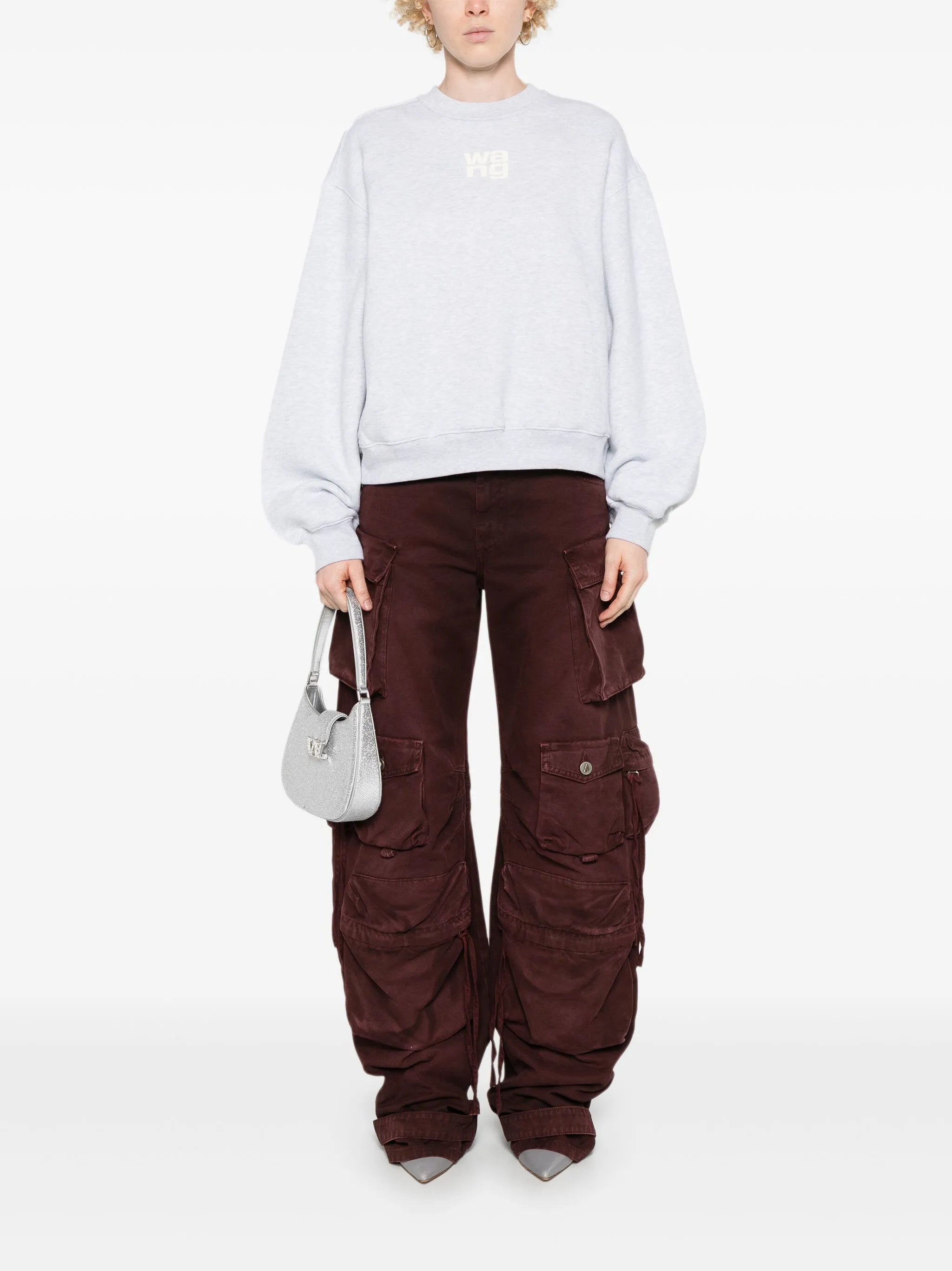 Sweatshirt mit Logo-Prägung