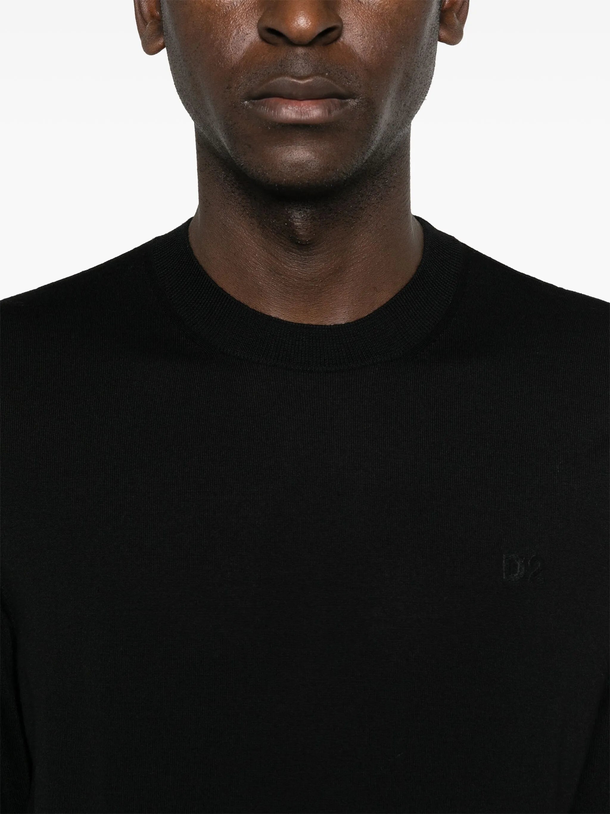 Pullover mit Logo-Stickerei