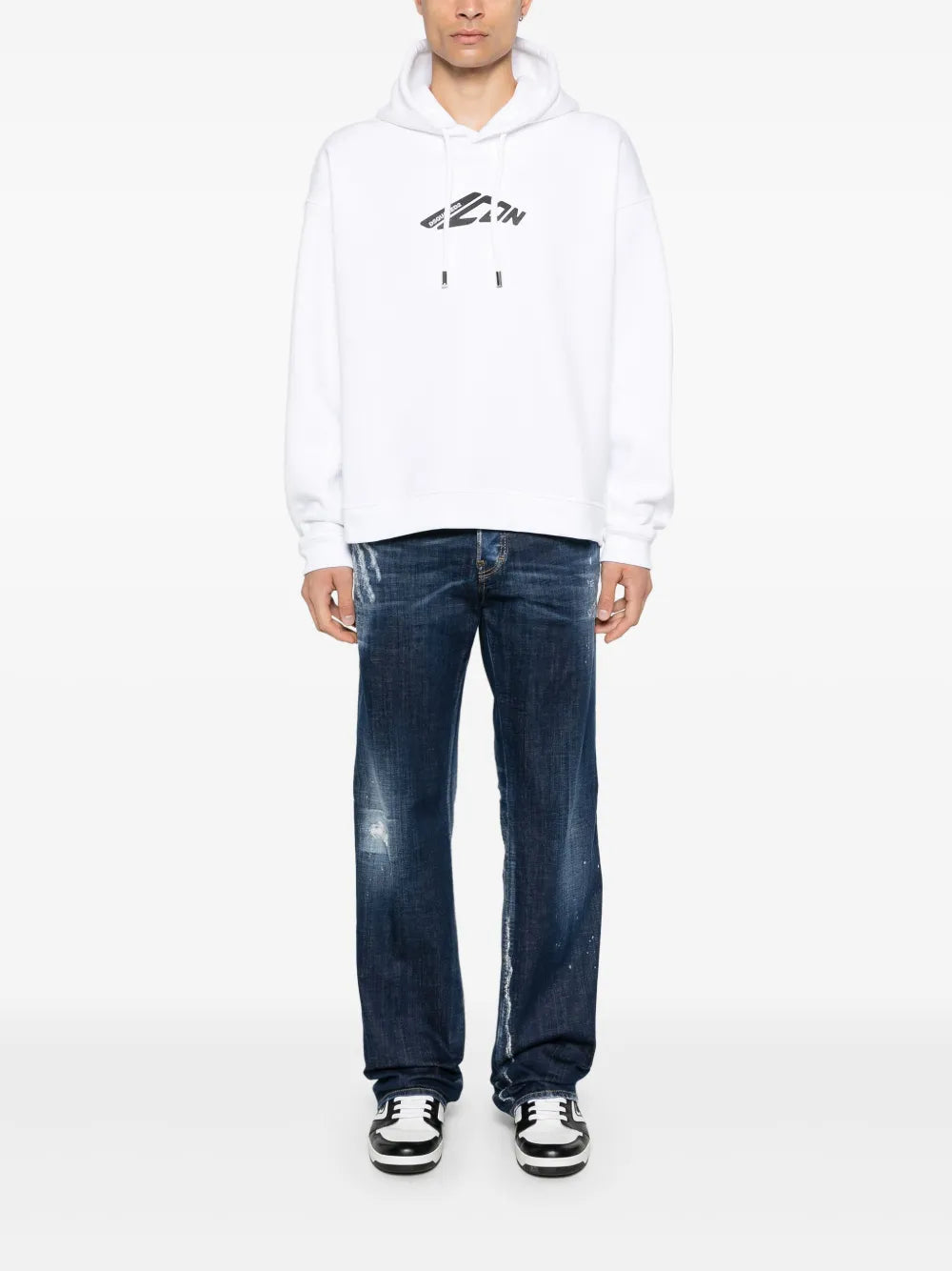 Hoodie mit Logo-Print