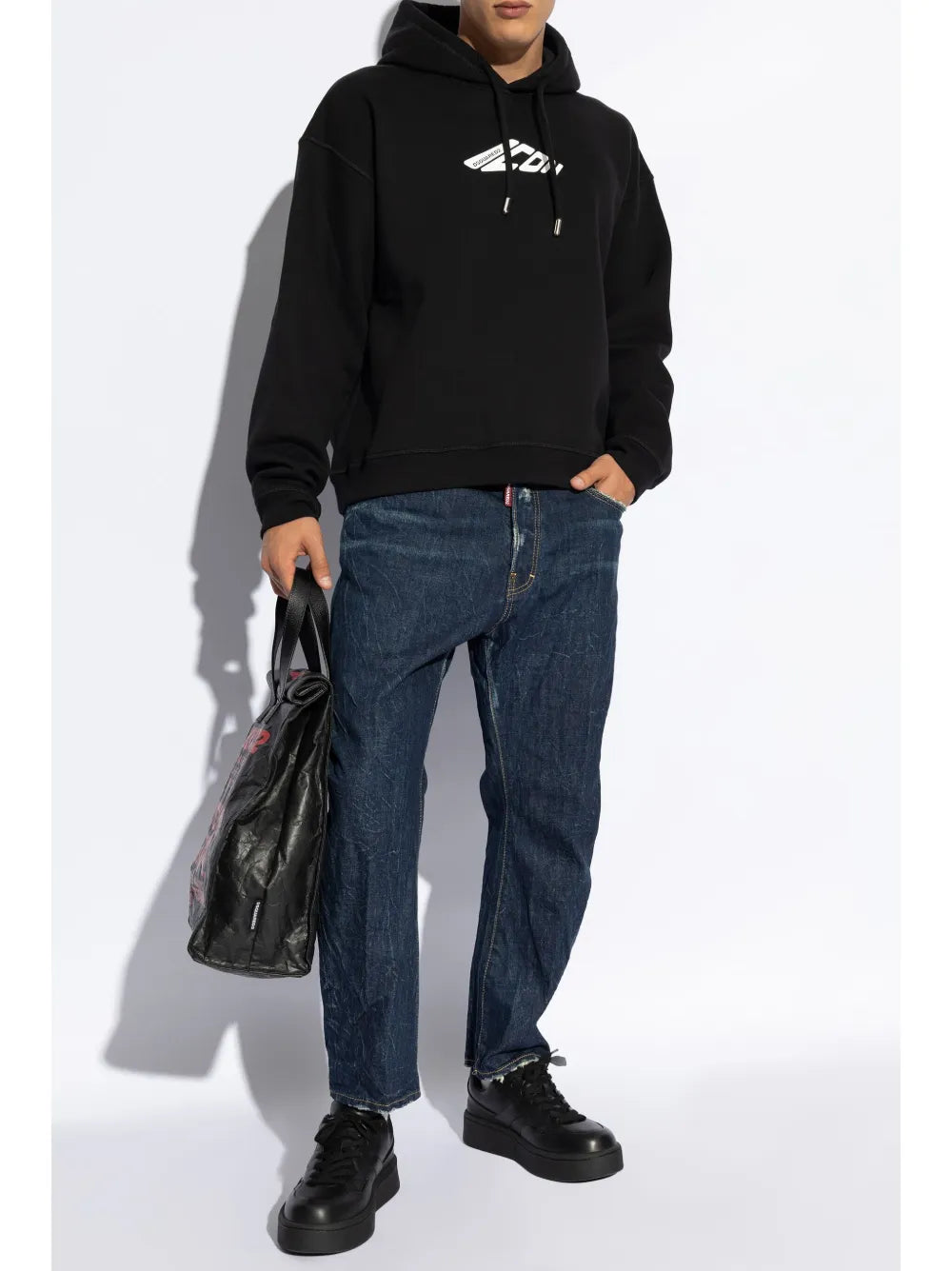 Hoodie mit Logo-Print
