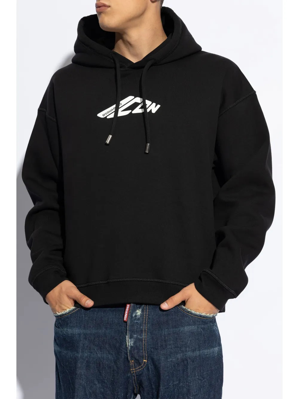 Hoodie mit Logo-Print
