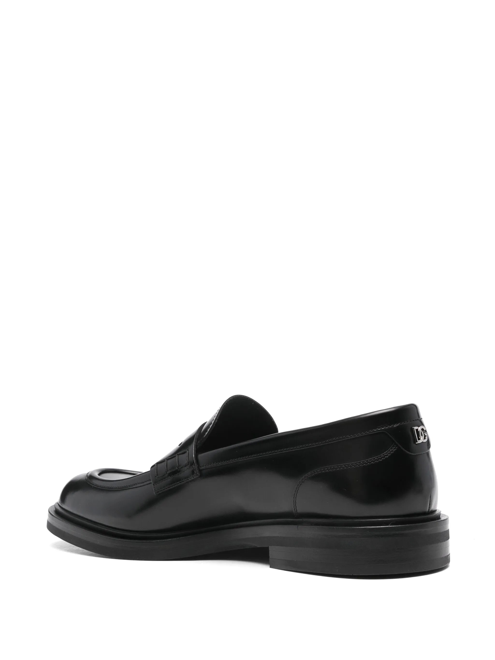 Loafer aus gebürstetem Leder