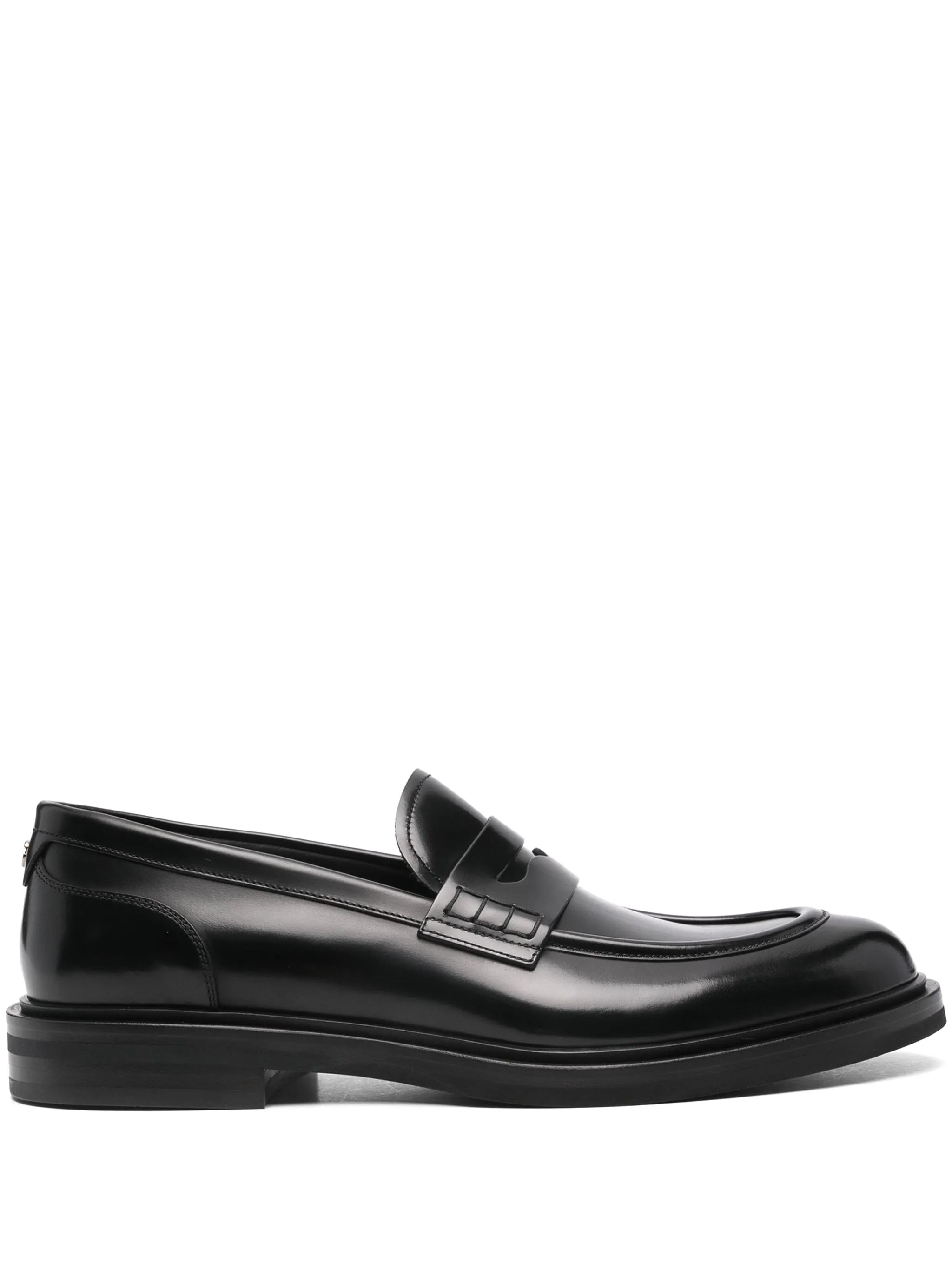 Loafer aus gebürstetem Leder